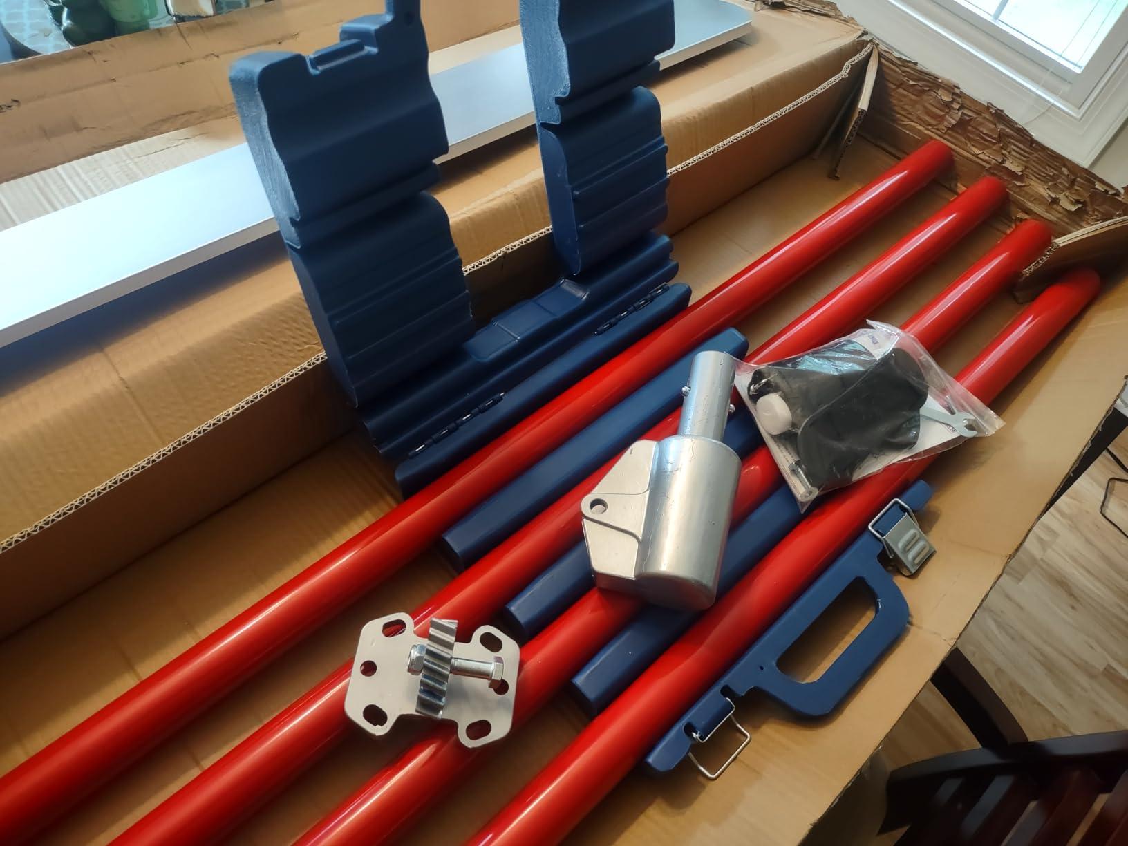 Concrete Bull Float Tools Kit, Aluminum Magnesium Alloy Float 48'' x 8