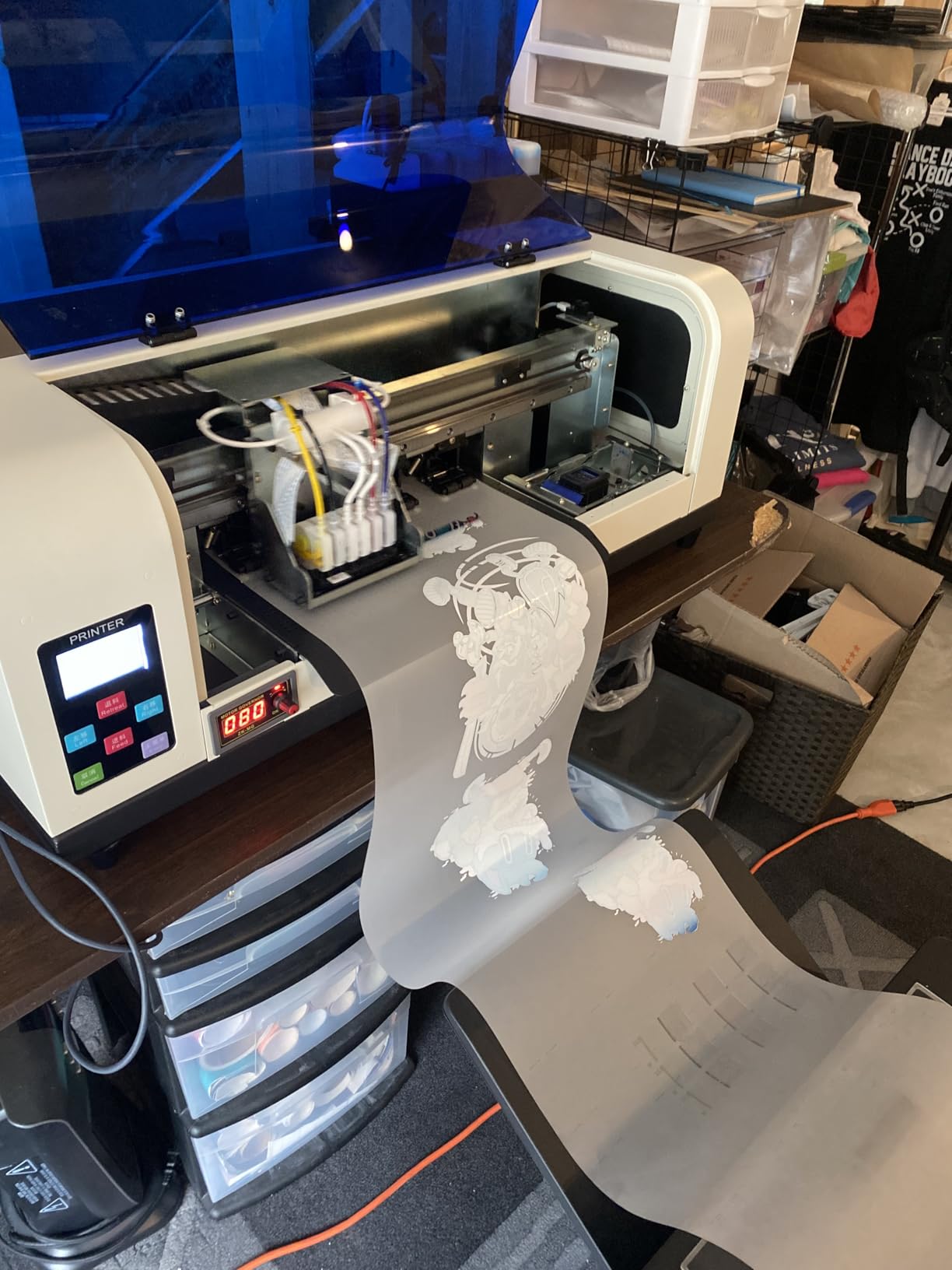 A3+ Plus XP600 DTF Printer with Shaking Dryer Machine,Stable, Colorful,Include 5x500ml Ink & Film and Powder customer photo 1