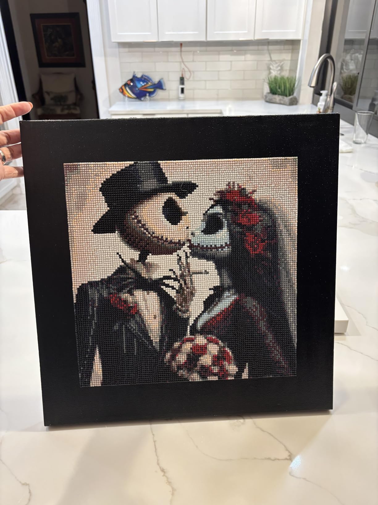 AIBOERL Diamond Art Kits for Adults, Books 5D Diamond Painting Kits for Adults Beginners, DIY Full Round Drill Diamond Dot Painting Gem Art Kits for Adult, Home Wall Decor 14x14Inch customer photo 2