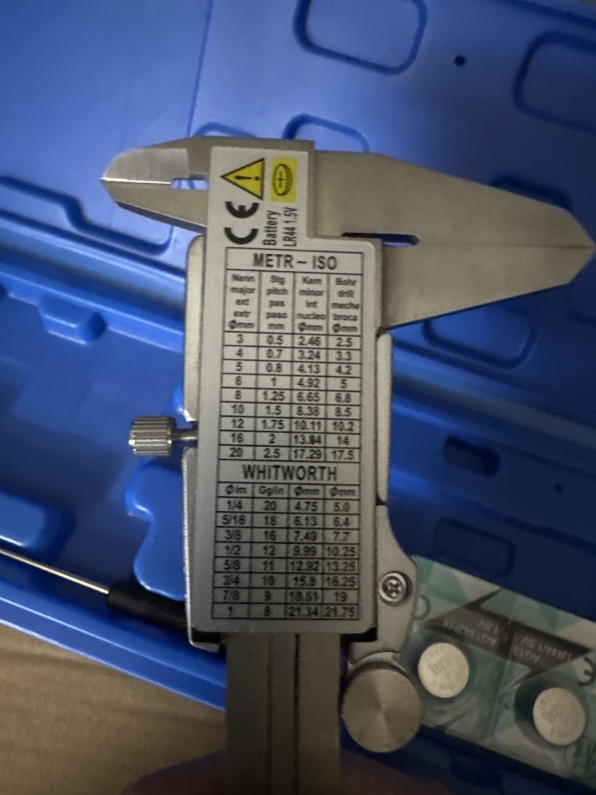 Kynup Digital Caliper, Caliper Measuring Tool, Micrometer Dial Vernier Caliper with Large LCD Screen, Full Turn Off, Stainless Steel, Switch from Inch Metric Fraction (6Inch/150MM) customer photo 2