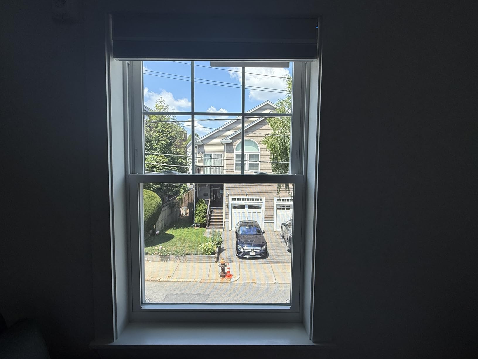 Graywind Motorized Day Night Cellular Shades with Remote, Smart Honeycomb Blinds Compatible with Alexa & Google Home, Custom Size Blackout/Privacy for Bedroom, Living Room & Home Office, Custom Fabric customer photo 2