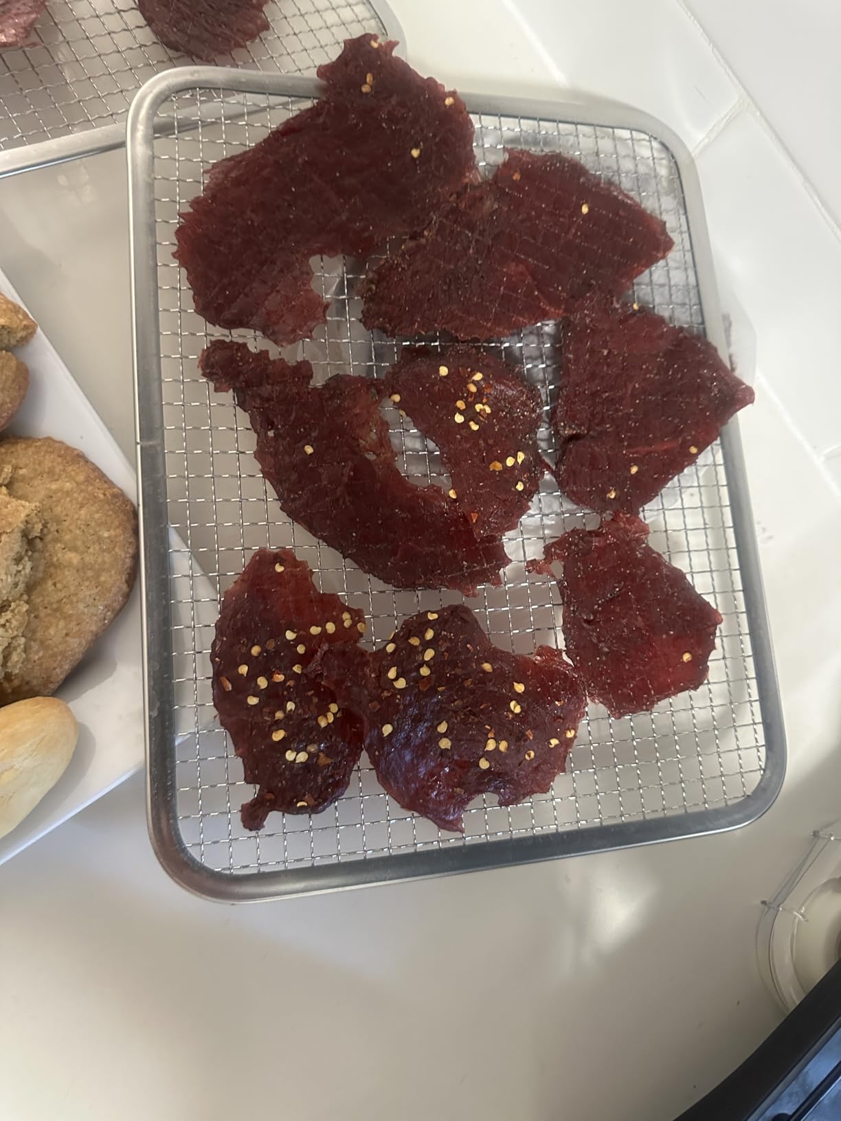 Commercial Food-Dehydrator Machine 14 Trays, 1200W Fruit Dehydrator, 11.98ft² Meat Dryer for Jerky, 190°F Temperature Control, 24H Large Food Dryer for Beef customer photo 1