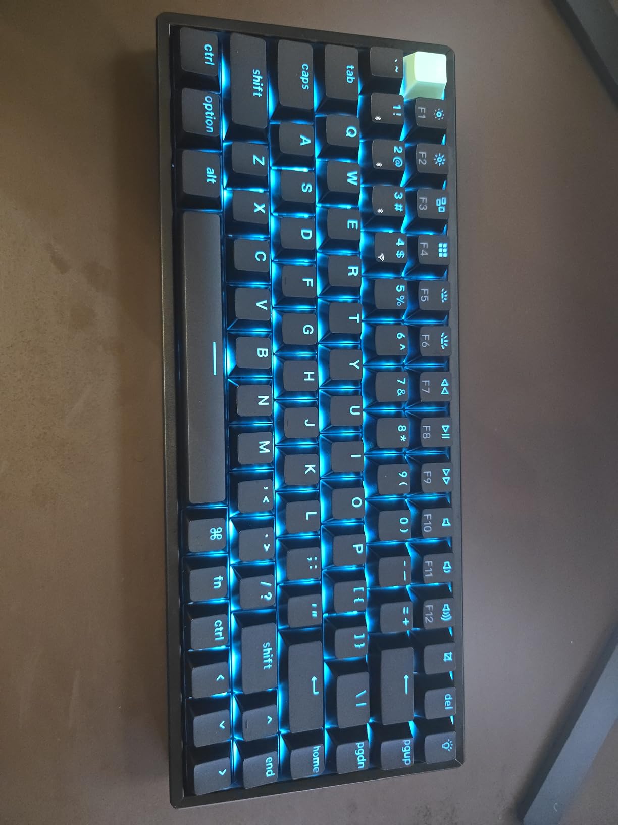 Keychron K2 HE Rapid Trigger Wireless Custom Mechanical Keyboard with Hall Effect Gateron Double-Rail Magnetic Switch, QMK 2.4 GHz Bluetooth 5.2 RGB Compatible with Mac Windows Linux - Aluminum customer photo 1