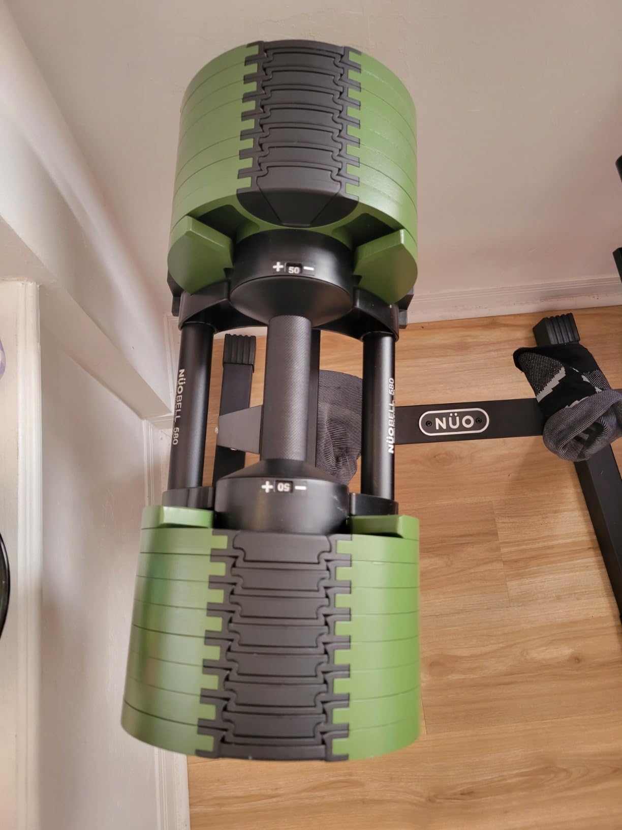 NÜOBELL® Adjustable Dumbbell Set, 5-50 LB or 5-80 LB, Easy Twist 2024-25 Model, All-In-One Weights Set (Pair) for Home, Original Manufacturer customer photo 1