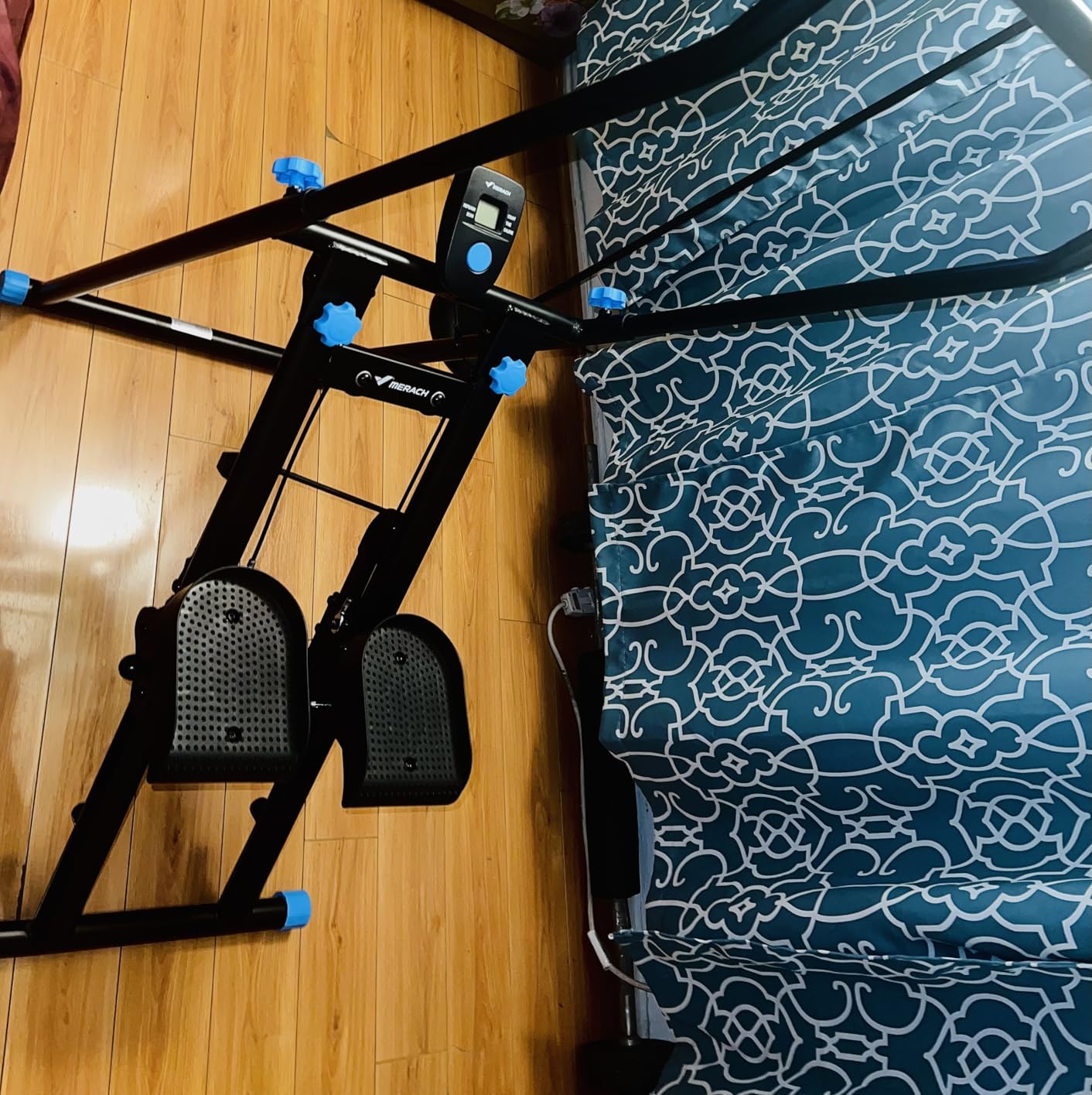 MERACH Stair Stepper for Home Gym Exercise, New Version Stairmaster for Full-Body Workout, Compact Folding Stair Climber with Extended Step Range, Adjustable Handlebar/Pedal customer photo 1