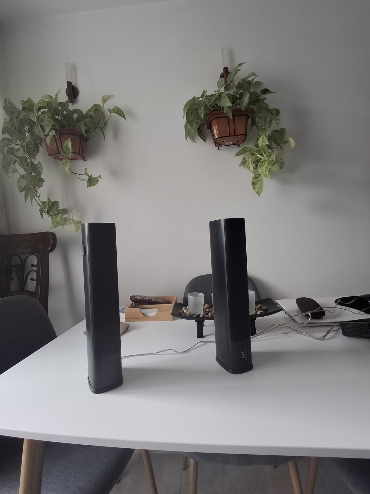 Saiyin Sound Bar for Smart TV with Subwoofer, 100W Detachable Soundbar Home Theater Surround Sound System for TV with Horn Tweeter, Adjustable Bass and HDMI-ARC/Bluetooth Optical/AUX/Connection customer photo 2