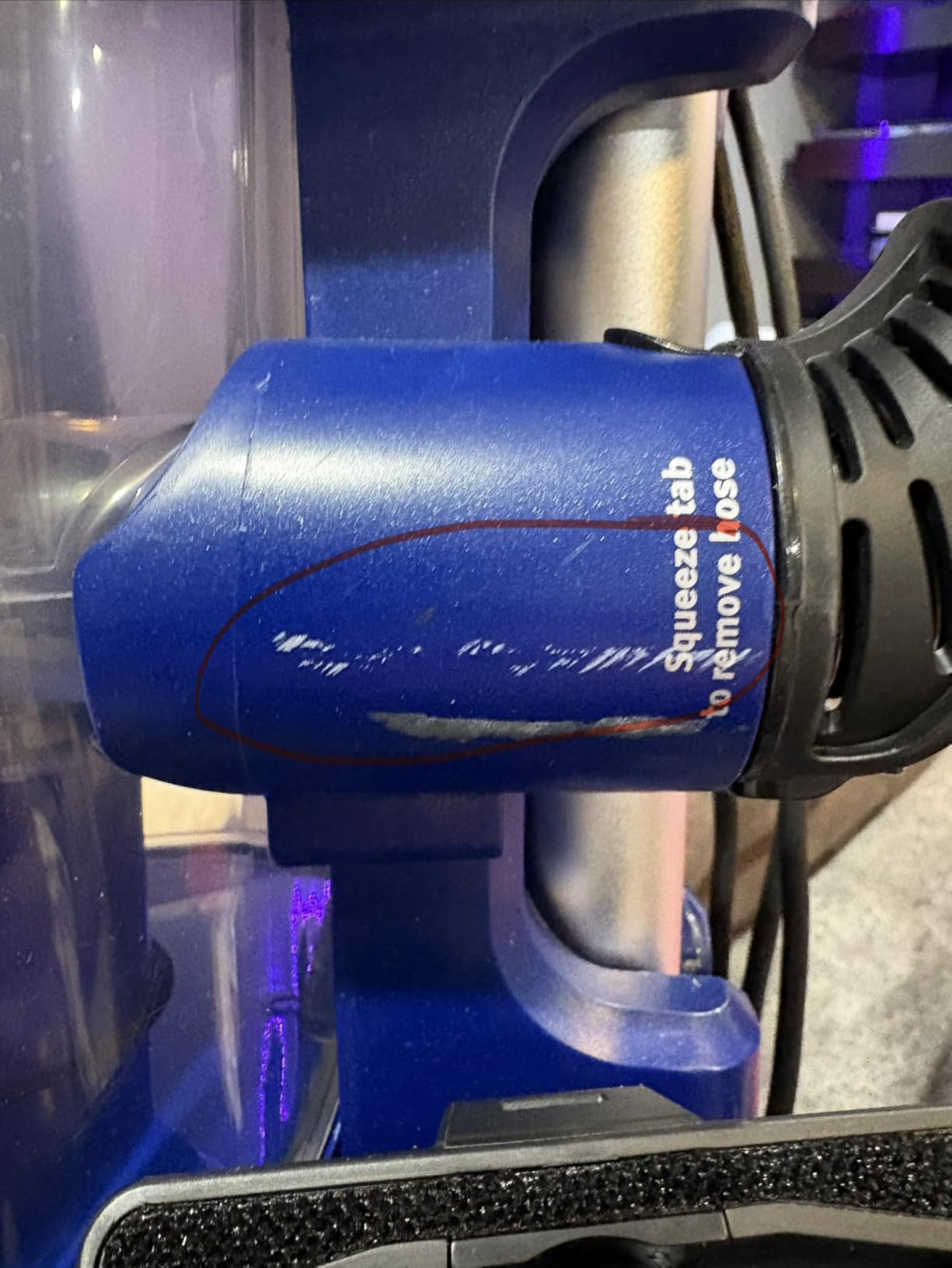 Shark Navigator ADV Upright Vacuum Cleaner with Self Cleaning Brushroll, Powerful Pet Hair Pickup, Filter, Lift Away Design, Cobalt Blue (Renewed) customer photo 1