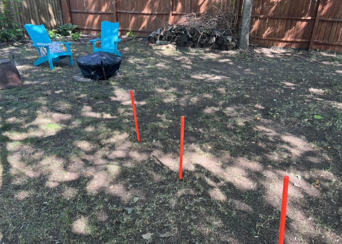 XiaZ Dog Agility Course Backyard Set, Dog Obstacle Course Training Starter Kit Pet Outdoor Game with Tunnel, Agility Hurdle, Weave Poles, Jump Ring, Pause Box, Collapsible Dog Bowls and Storage Bag customer photo 1