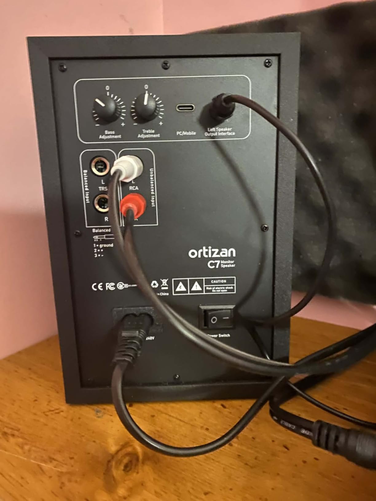 Ortizan C7 Dual-Mode 2.0 Studio Monitors, Active Monitor Speakers for Near Field Music Production, Bluetooth 5.3 Wireless Computer PC Monitor Gaming Bookshelf Speakers(Pair, White) customer photo 2