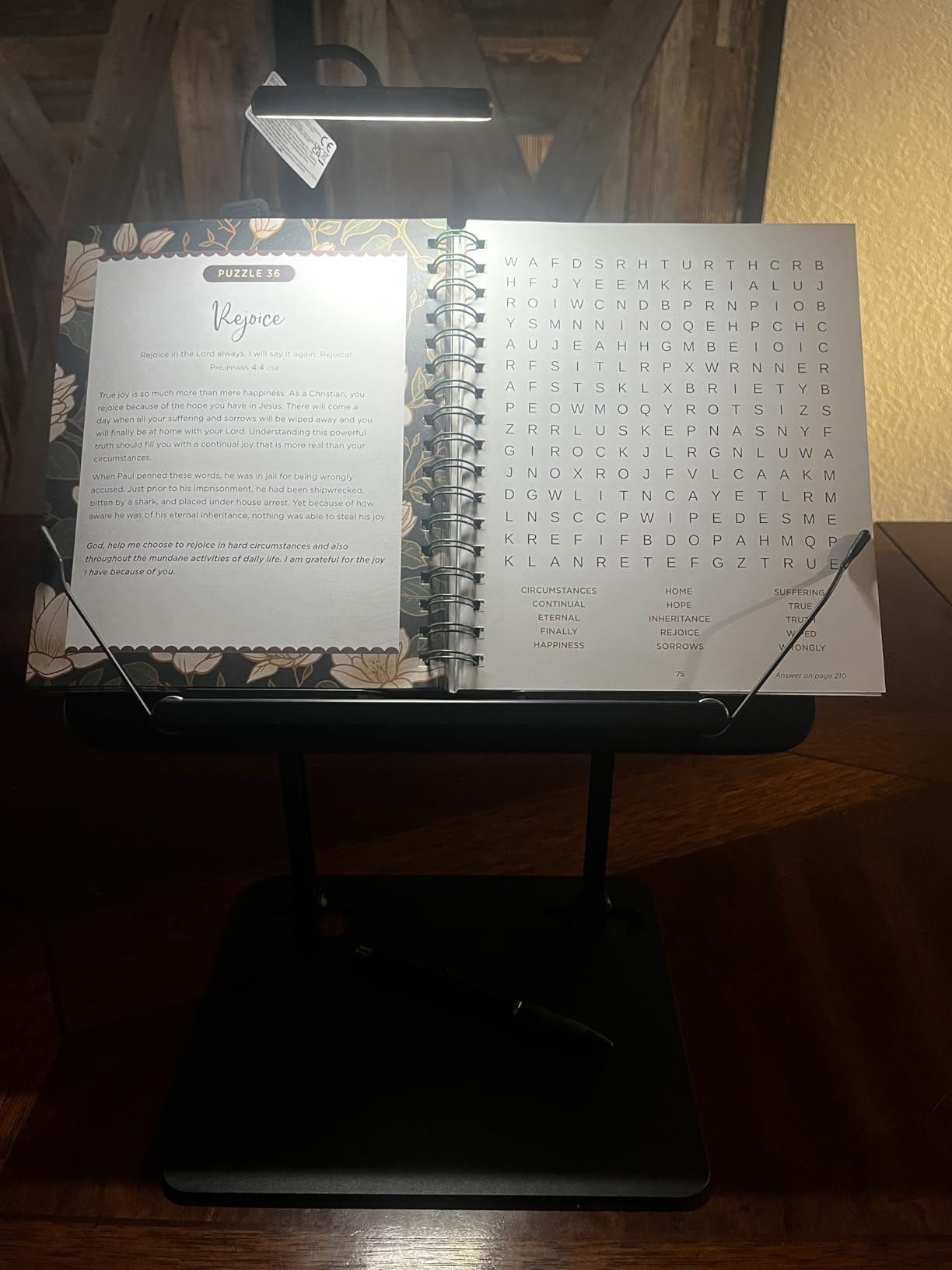 BESIGN BS01 Book Stand for Reading, Adjustable Book Holder, Ergonomic Laptop Stand with Elastic Page Clips for Music Scores, Recipe, Tablet, Laptop (Black) customer photo 1