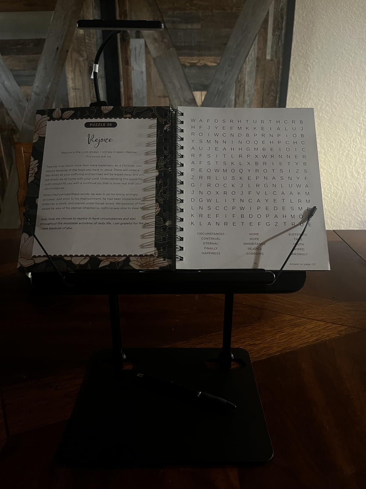 BESIGN BS01 Book Stand for Reading, Adjustable Book Holder, Ergonomic Laptop Stand with Elastic Page Clips for Music Scores, Recipe, Tablet, Laptop (Black) customer photo 2