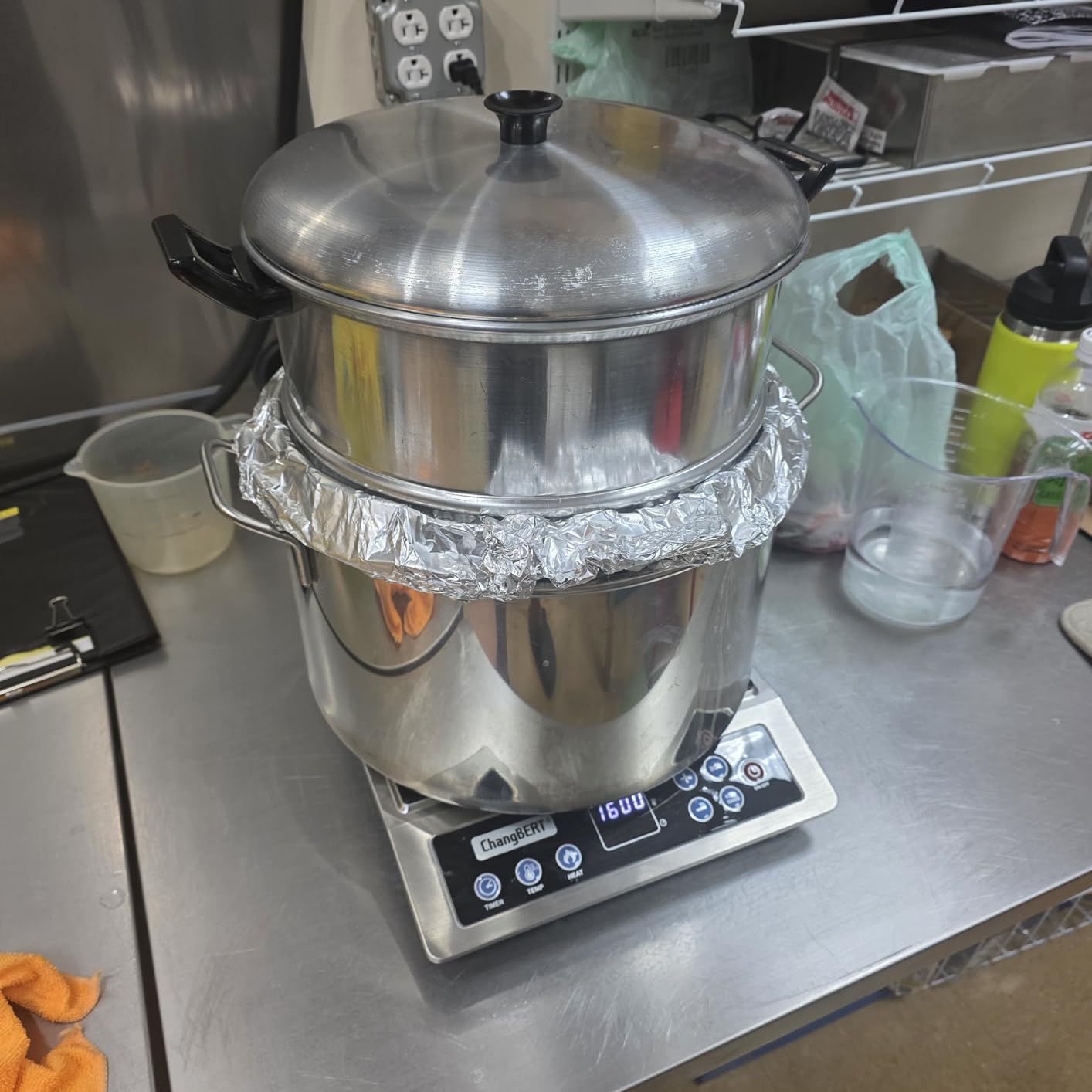 ChangBERT Portable Induction Cooktop Enhanced Version, One-Click Max Power 1800W Large Heating Coil Burner, Precise Temperature Control, NSF Certified Commercial Grade Low Noise Hot Plate customer photo 2