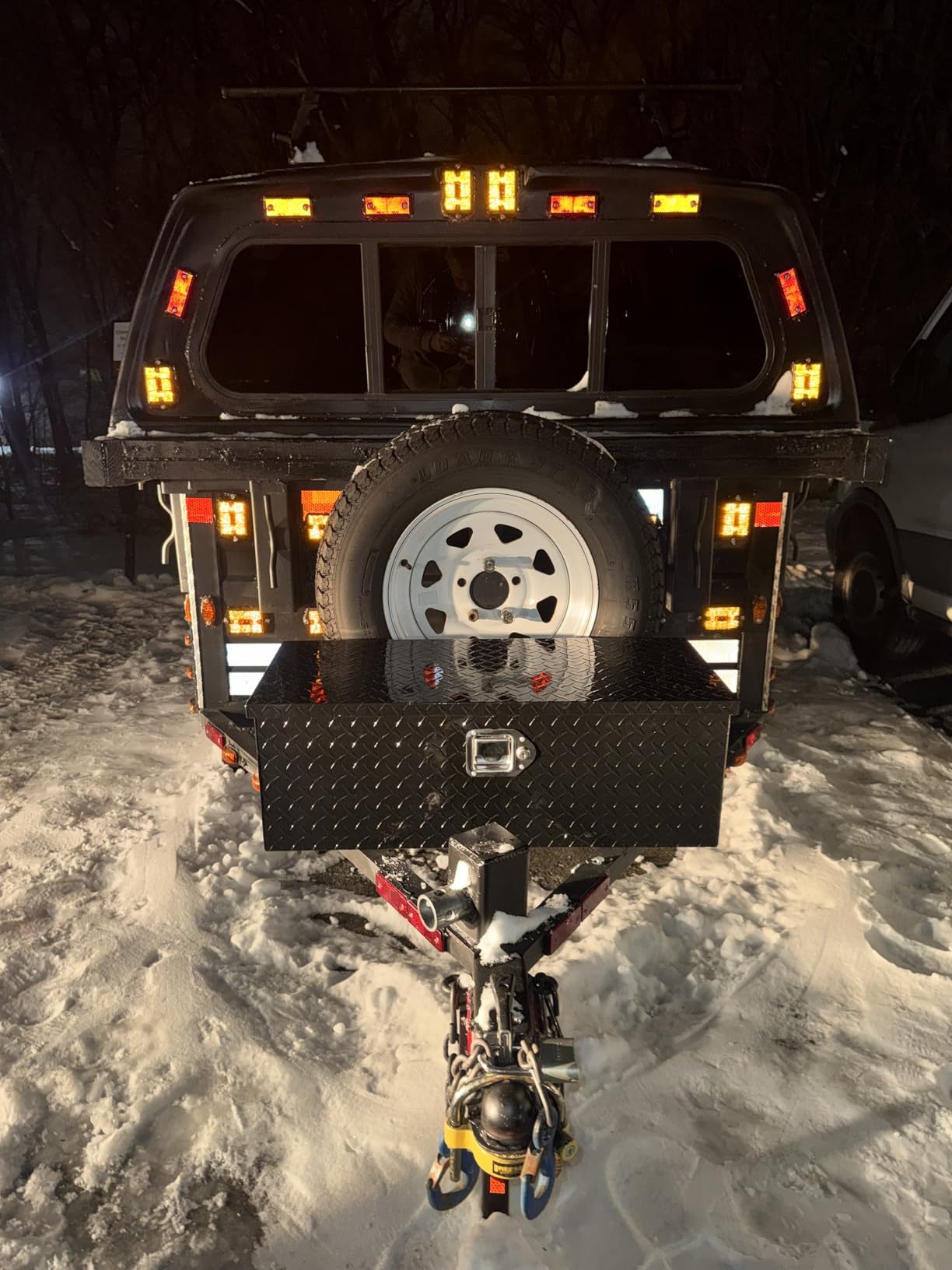 YITAMOTOR 39 Inch Truck Bed Tool Boxes Heavy Duty Aluminum with Sliding Shelf,Diamond Plate ToolBox for Pick Up Truck RV Trailer, Chest Storage Organizer with Lock and Keys customer photo 1