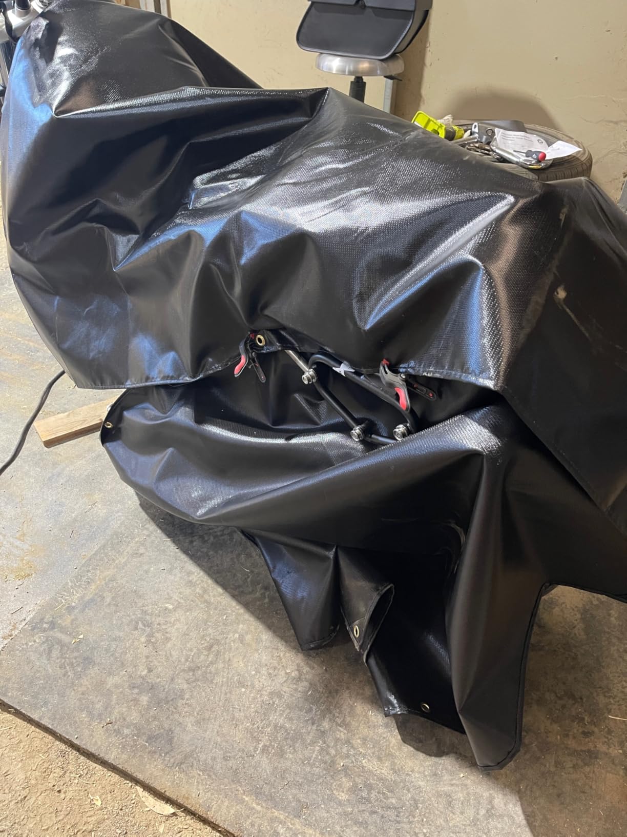 4x6ft Welding Blanket, Silicone Coated Fiberglass Fire Blanket, Welding Blanket Fireproof, Designed for in Home and Outdoor Use for Professional and Heavy-duty Welding, Cutting, and Other Uses customer photo 2