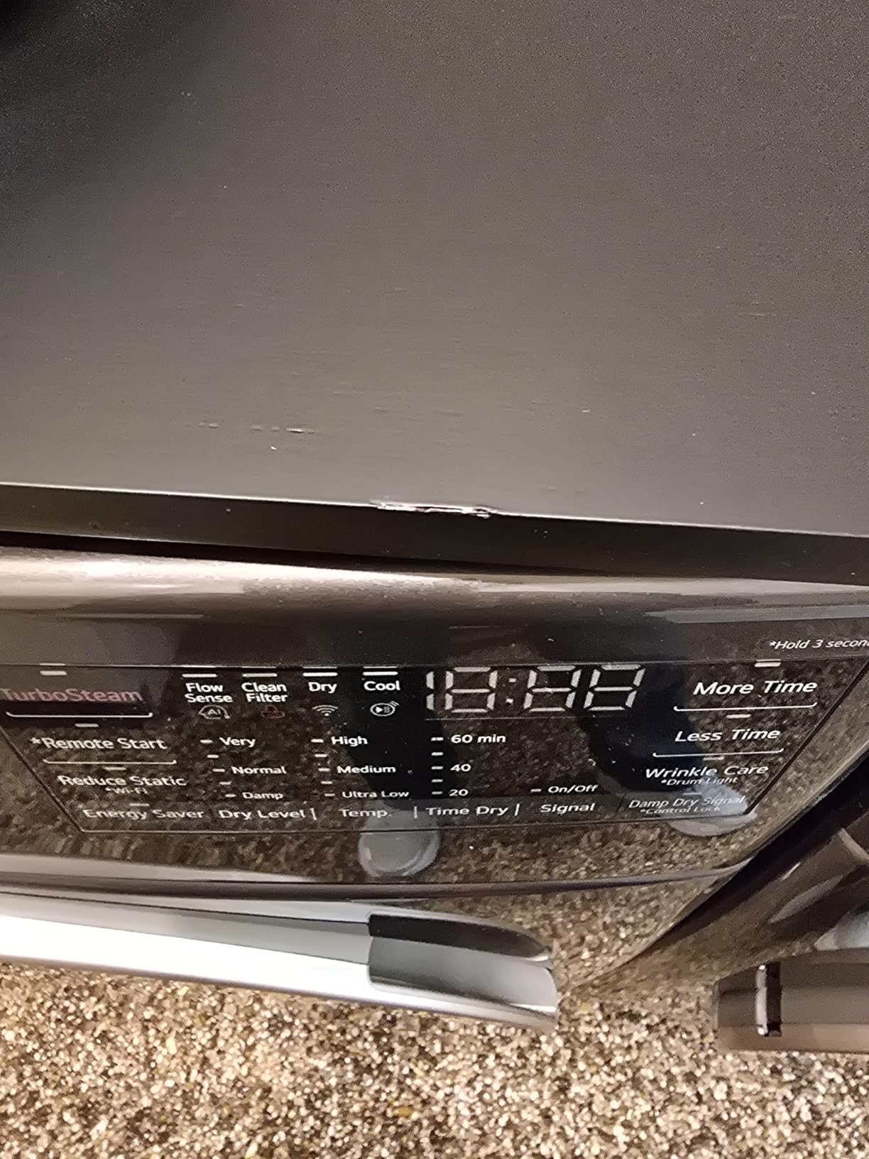 Nedura Washer Dryer Countertop with Anti-Vibration Pads, Curved Edge Rails, Premium Bamboo Laundry Countertop, Washer Dryer Topper, Laundry Room Organization, Laundry Room Accessory - Dark Walnut customer photo 1