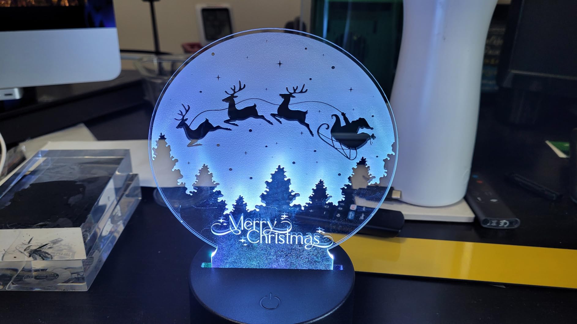 xTool P2S 55W CO2 Laser Cutter, Smart Desktop CO2 Laser Engraver and Cutter Machine, Dual Smart 16MP Cameras, 3D Curved Cylinder Engraving, Create with Wood and Metal Acrylic Glass Fabric Leather customer photo 1