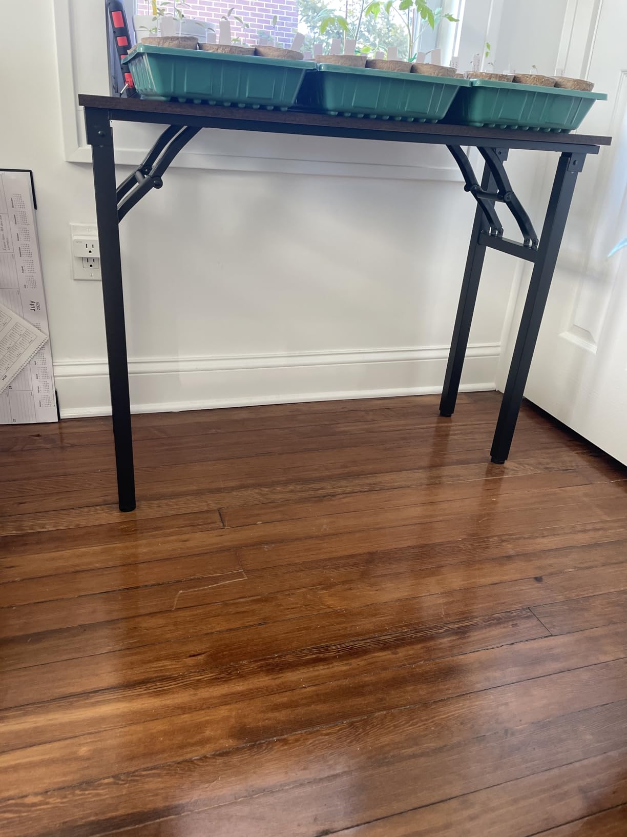 TEMI Small Computer Desk Folding Table - 35.8