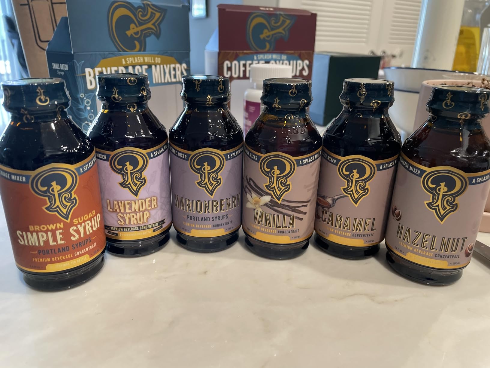 Portland Syrups - Sampler Pack - CHOOSE YOUR OWN FLAVORS - Premium Beverage Concentrates for Cocktails, Mocktails, Soda, Tea, Coffee, Baking and More - Organic Ingredients and 40% Less Sugar - Gift Set - Box of Three (3.4oz Bottles) - Drink Syrups/Mixers customer photo 2
