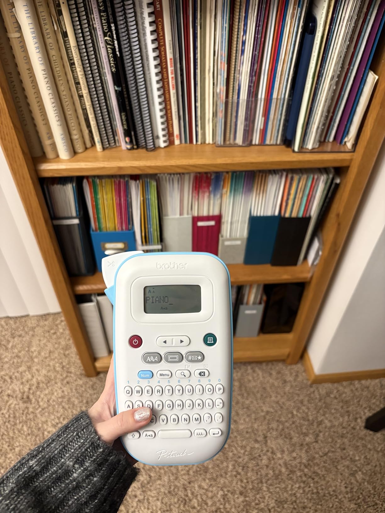 Brother P-Touch PT-N10 Personal Handheld Label Maker, Portable and Prints, P-Touch Btag Wide Color Personalized Label Tapes customer photo 2