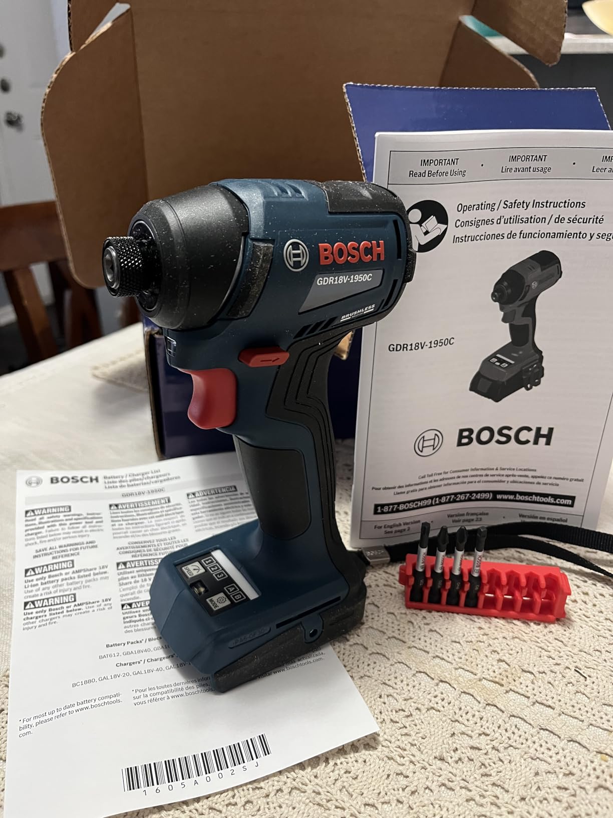 GDR18V-1950CN 18V Brushless Impact Driver (Bare Tool) customer photo 1
