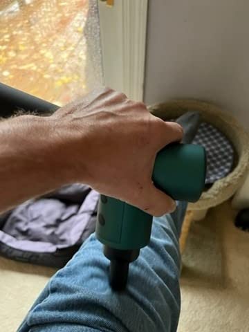 Ekrin Athletics B37v2 Massage Gun - Deep Tissue Massage with High-Powered Brushless Motor - Ergonomic Back Massager for Pain Relief customer photo 1