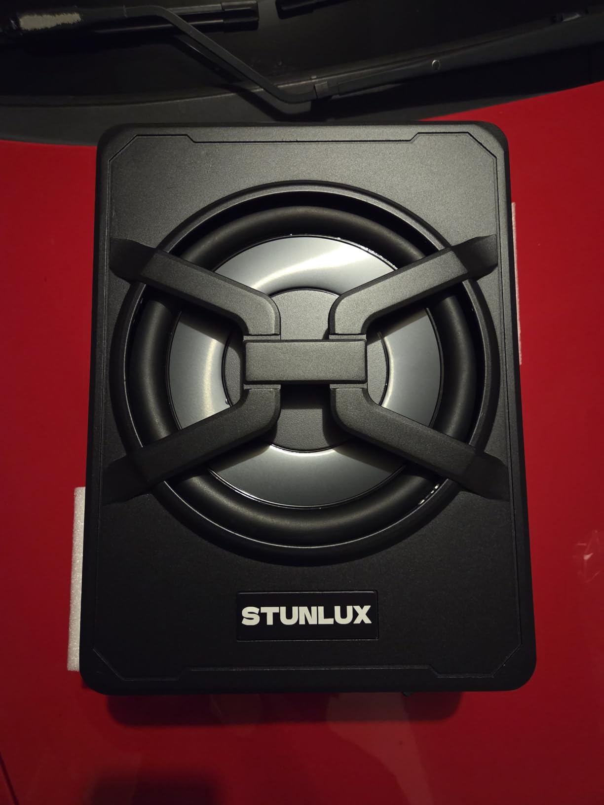 800W Slim Under Seat Powered Car Subwoofer Kit with Colorful LED Light,High/Low Level Input, Built-In Amplifier, And Car/Truck Audio System for Ultimate Sound Performance - Subwoofer and Amp Package customer photo 2