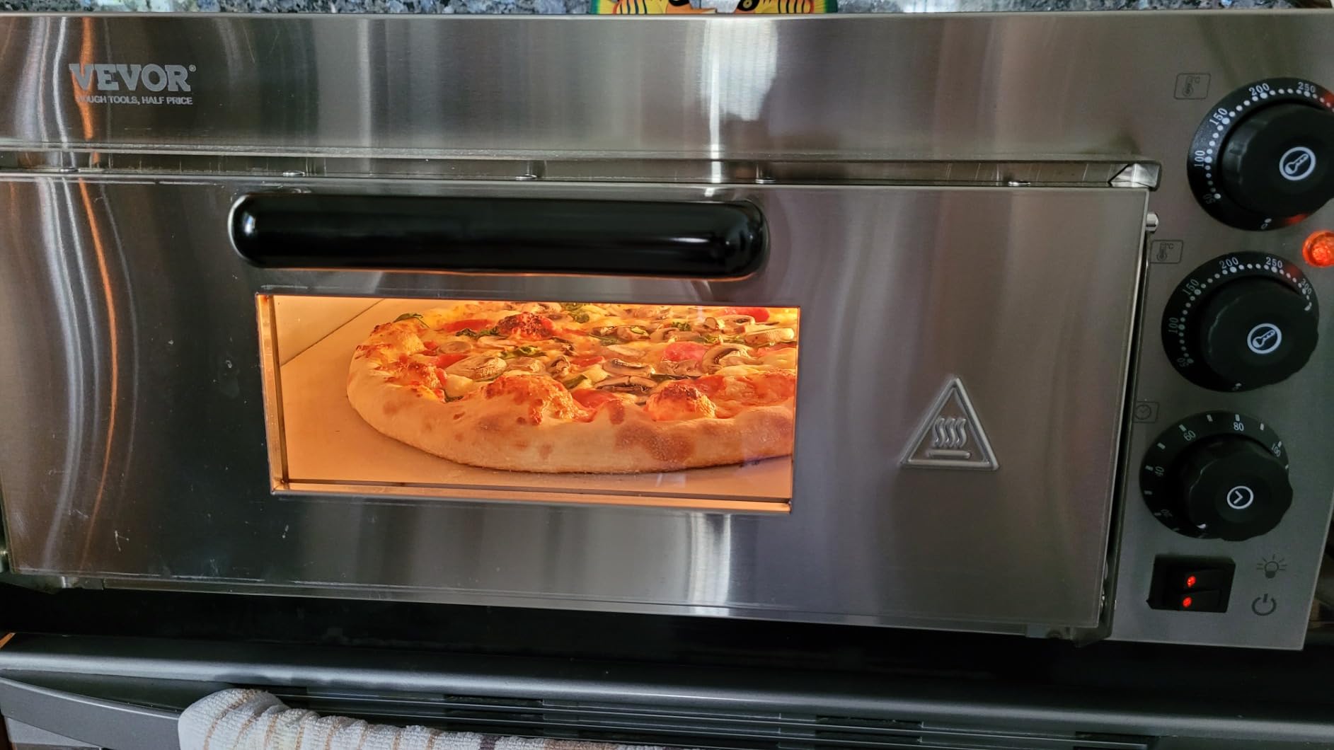VEVOR Commercial Pizza Oven Countertop, 16