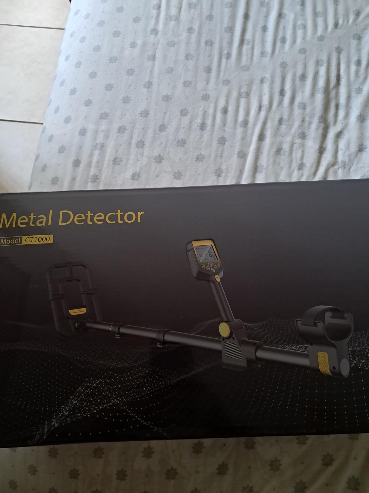 Foldable Rechargeable Metal Detector for Adults - Waterproof, Adjustable, Includes Shovel, Backpack & Headphones, Blue Backlight LCD for Gold & Silver Detection, Orange customer photo 1