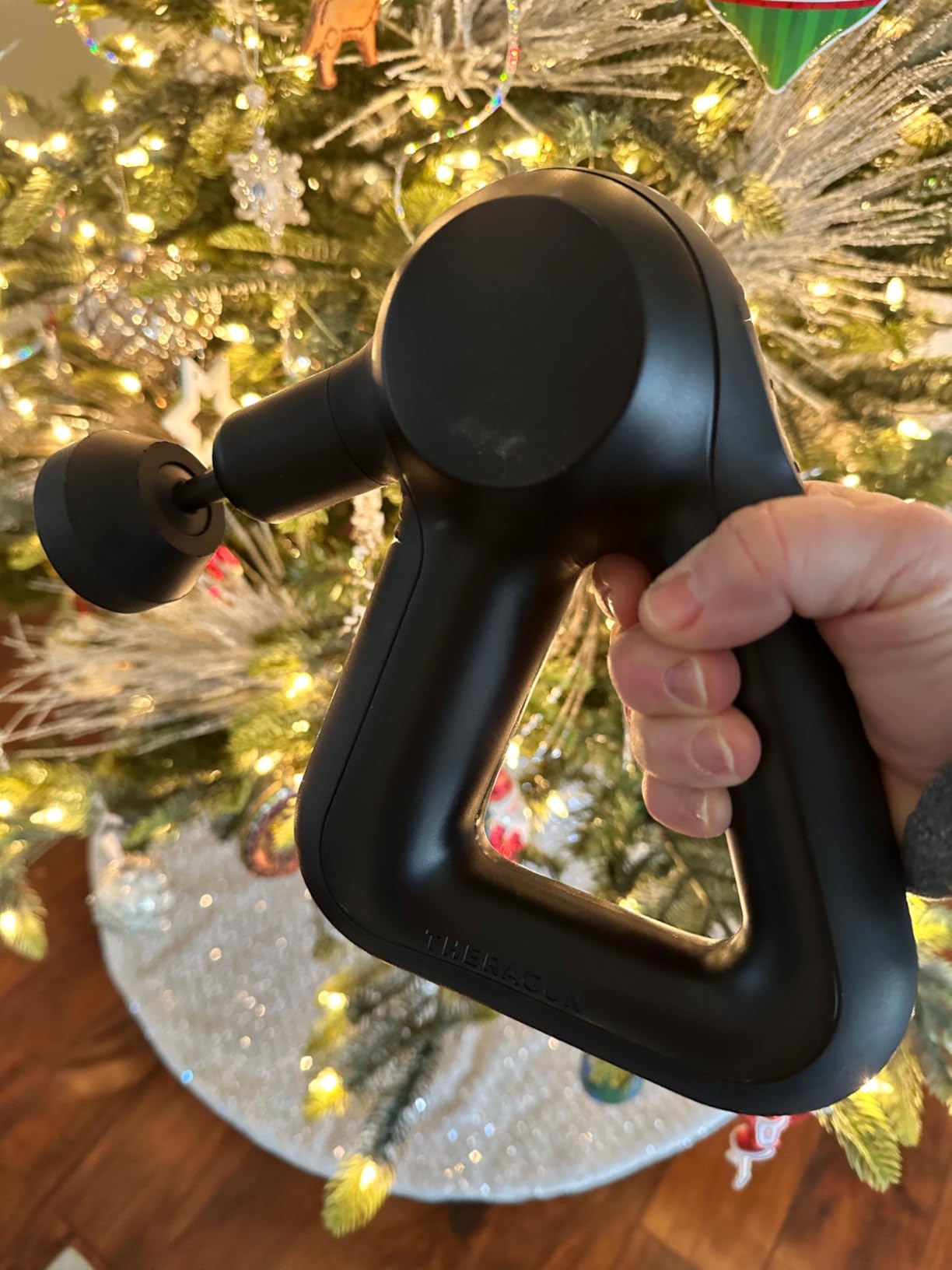 TheraGun Therabody Relief - Quiet Deep Tissue Therapy Massage Gun - Bluetooth Enabled, Electric Percussion Massage Gun customer photo 1