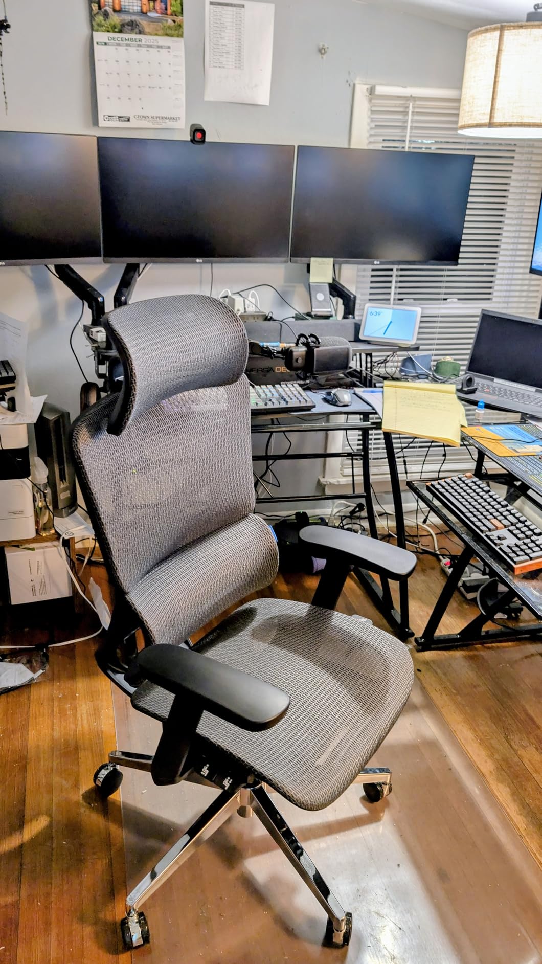 OdinLake L1 Ergo Upgrade 518 Black Ergonomic Mesh Office Chair - Big & Tall 350lbs, Dynamic Lumbar Support, Adjustable Height, Seat Depth, Headrest, Armrests, BIFMA Certified Desk Chair customer photo 1