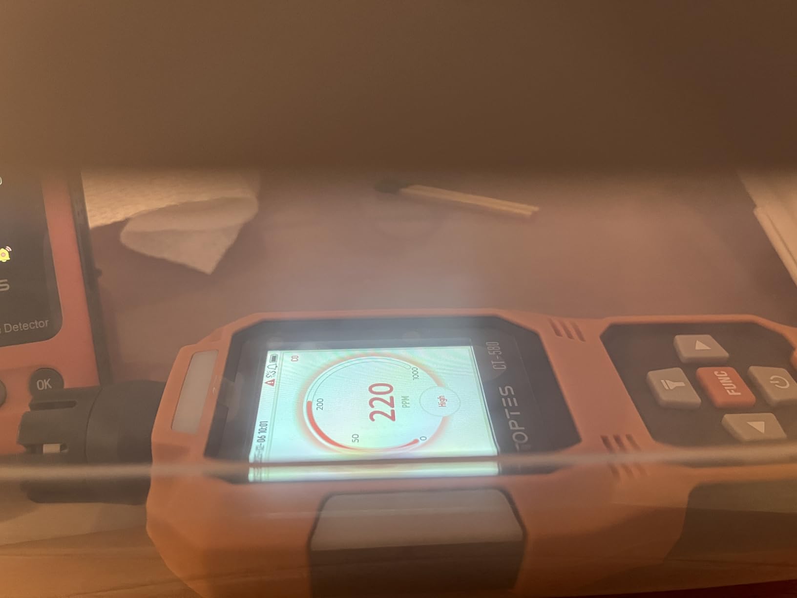 TOPTES CT-580 Portable Carbon Monoxide Detector, Rechargeable CO Detector with Vibration, Visual & Audible Alarms, 0-1000PPM, TFT Color Display for Home, Camping, Travel, Industrial & Professional Use customer photo 1