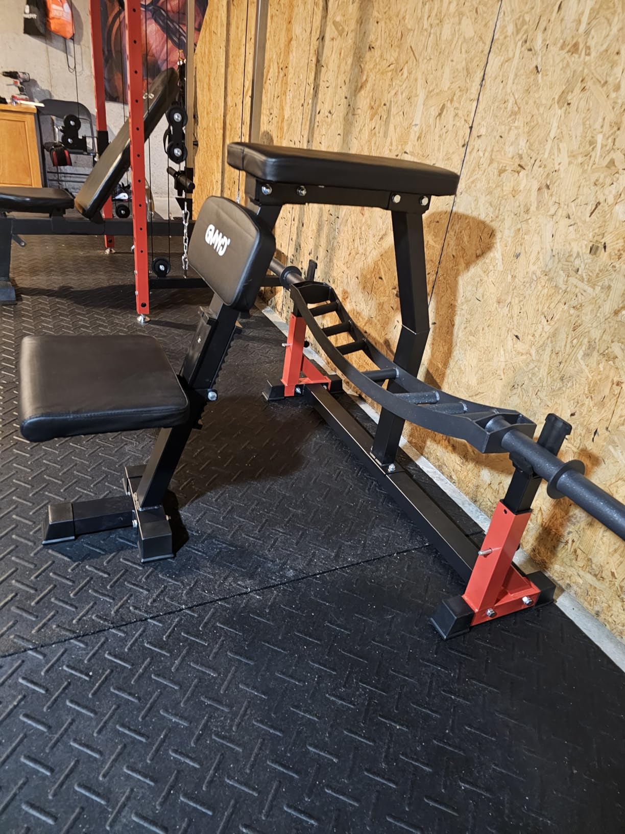 Arch Nemesis Swiss Bar [Bells of Steel] Robust Bench Press Bar, Cambered Bench Press Bar, Tricep Bar and Cable Attachment, Multi Grip Bar Design customer photo 1