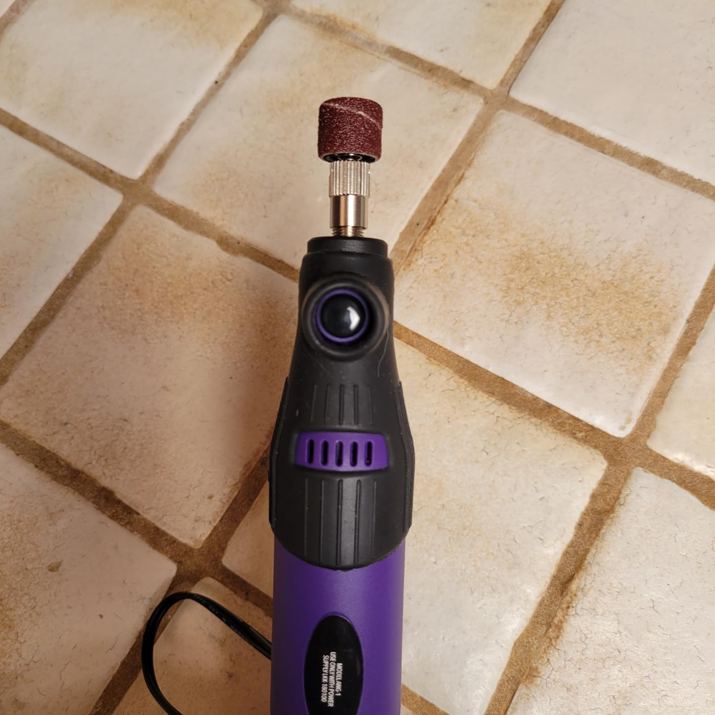 Andis 66820 EasyClip 2-Speed Pet Nail Grinder, Blue customer photo 2