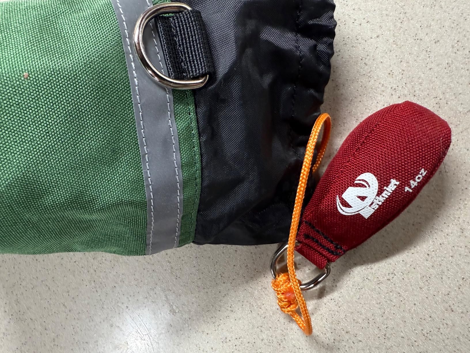 Aystkniet Arborist Throw Line Kit with Slick Rope & 12/14/16oz Throw Weight & Reflective Storage Bag, Polyester Throw Line and Arborist Throw Ball Kit for High Limbs Trimming Cutting Tree Work customer photo 2