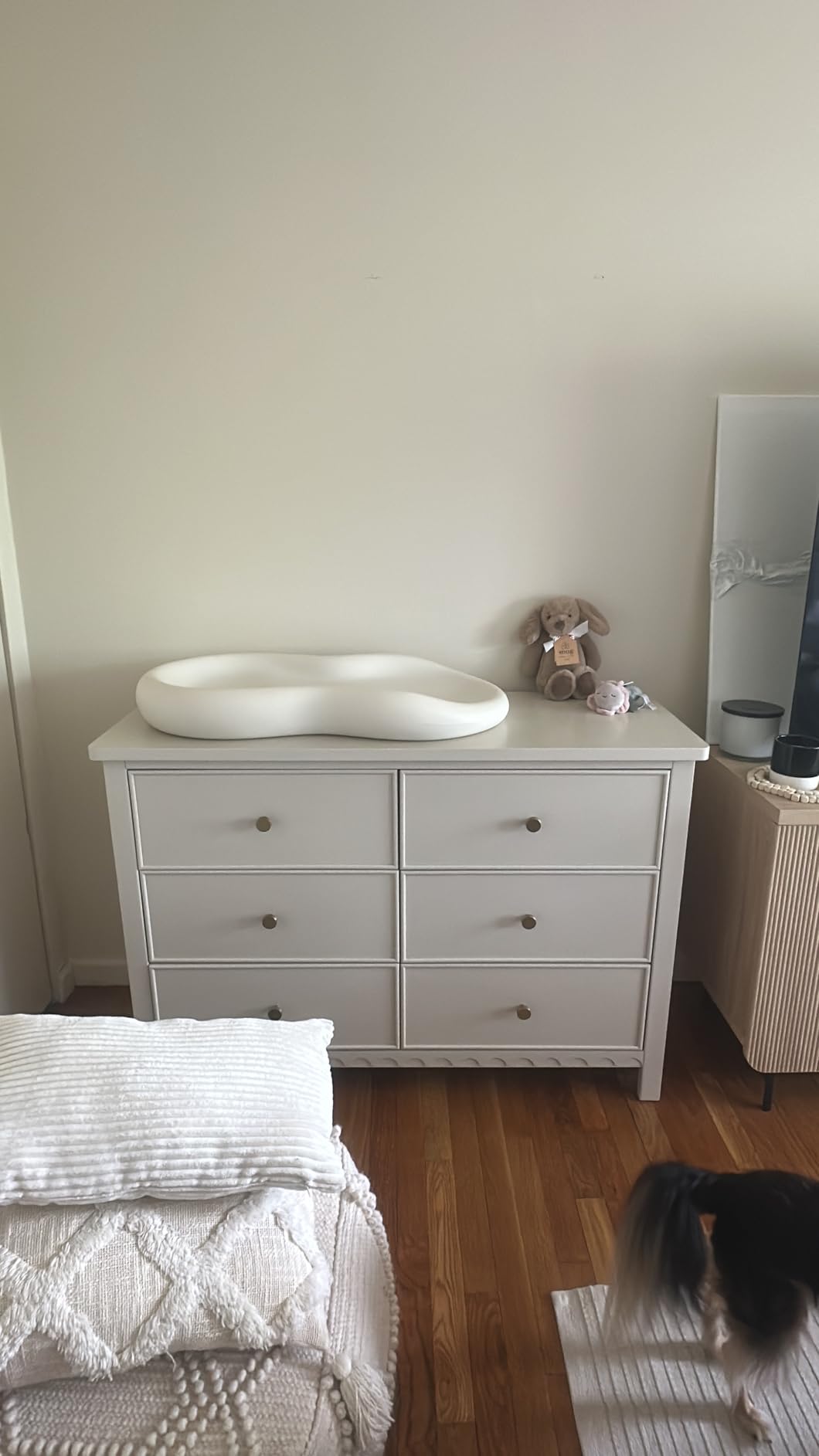 Graco Sasha 3-Drawer Chest with Changing Table Topper (White) - GREENGUARD Gold Certified, Nursery Bedroom Wood Chest with Spacious Storage, Interlocking Drawer System, Pre-Installed Tracks customer photo 1