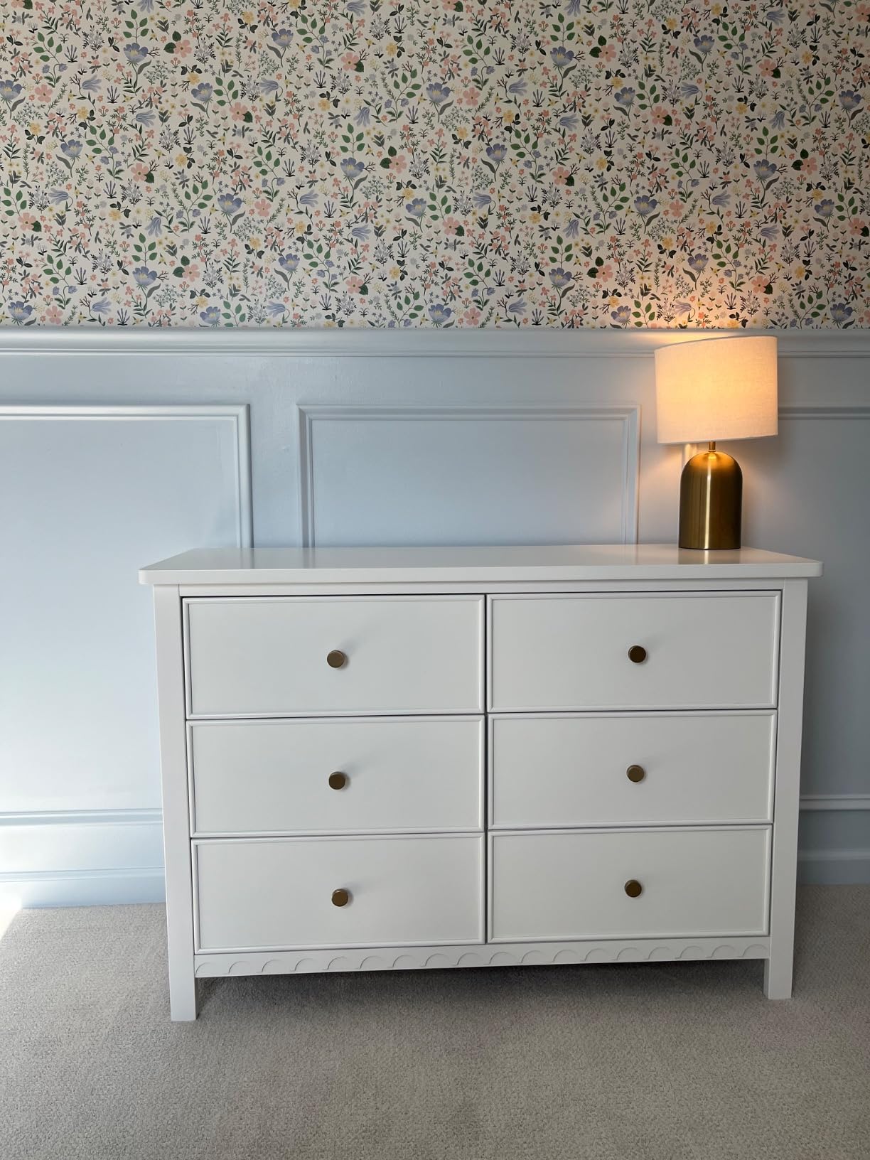 Graco Sasha 3-Drawer Chest with Changing Table Topper (White) - GREENGUARD Gold Certified, Nursery Bedroom Wood Chest with Spacious Storage, Interlocking Drawer System, Pre-Installed Tracks customer photo 2