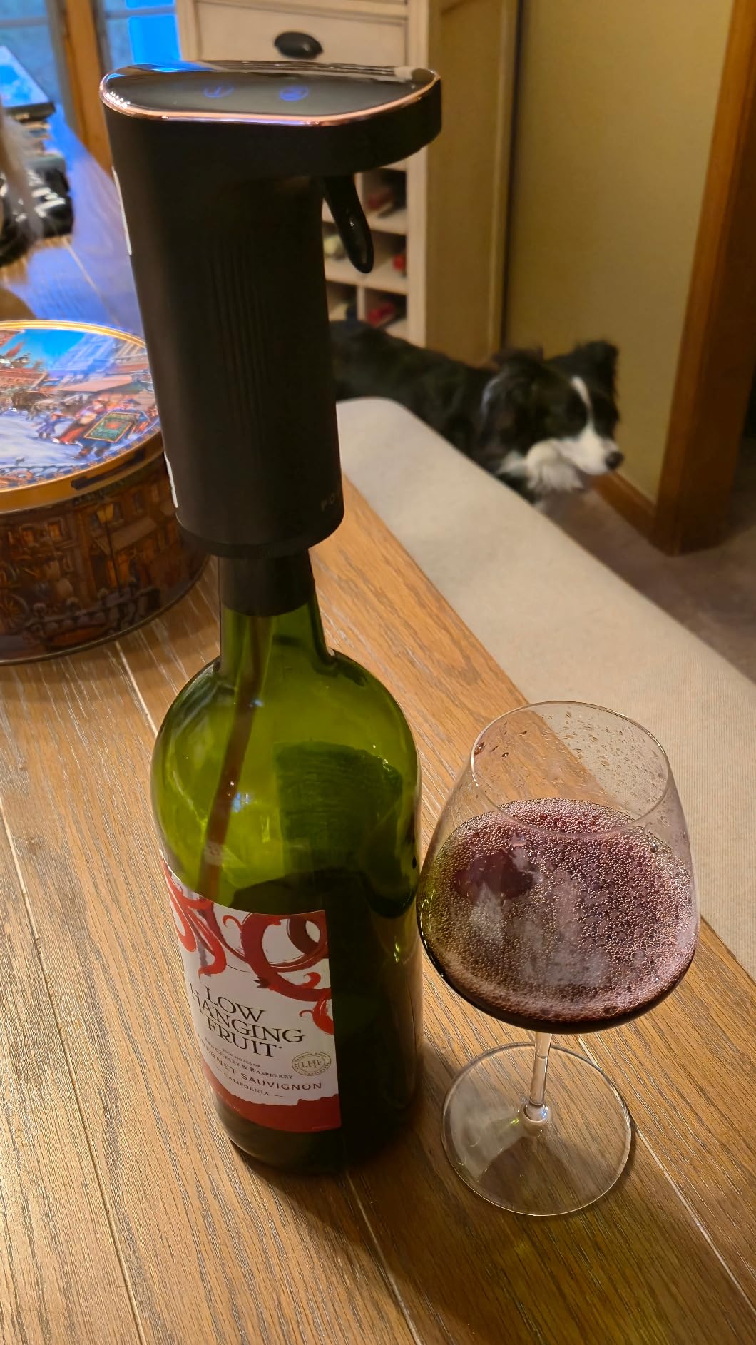 Electric Liquor Dispenser with Wine Aerator - Adjustable Alcohol Output 1-999mL - Smart Whiskey Pourer Pump - Long Battery Life - LED Touch Screen customer photo 2