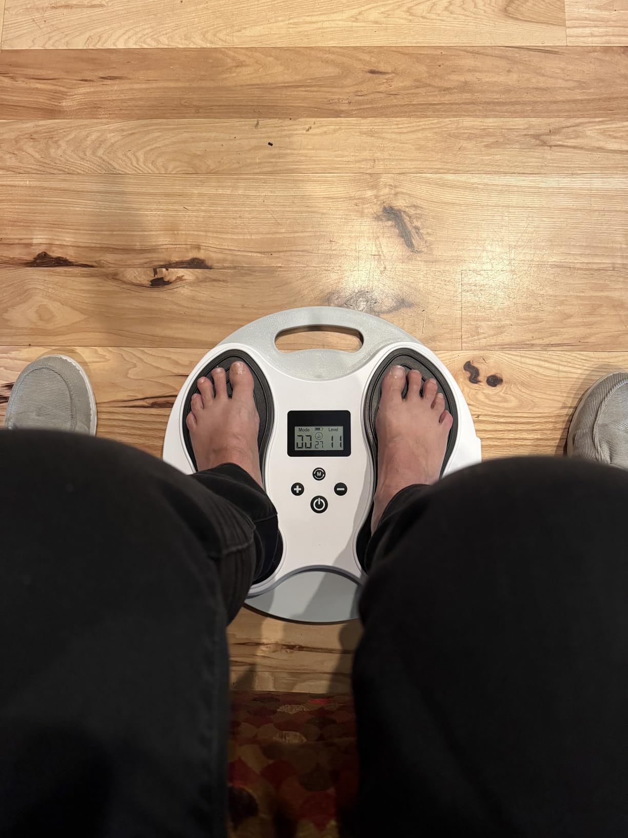 EMS Foot Massager for Neuropathy, NMES Foot Stimulator for Neuropathy Feet Nerve FSA&HSA Eligible item Electric Foot Massager for Circulation and Pain Relief with 4 TENS Unit Muscle Stimulator Pads customer photo 2