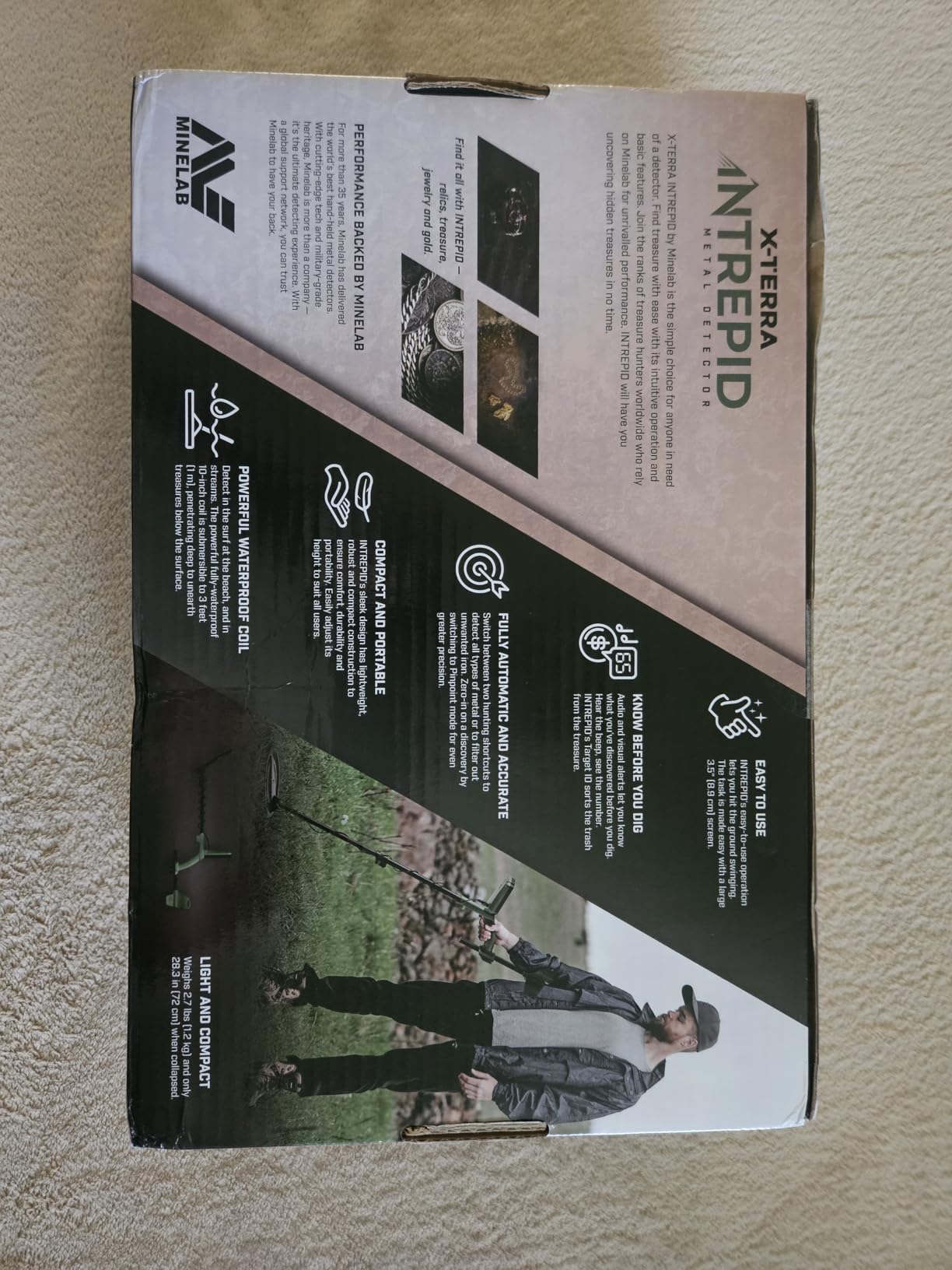 MINELAB X-Terra Intrepid, All-Terrain Professional Pinpointing Metal Detector for Adults and Teens with Waterproof Coil, 2 Detect Modes, and Clear Target IDs customer photo 1