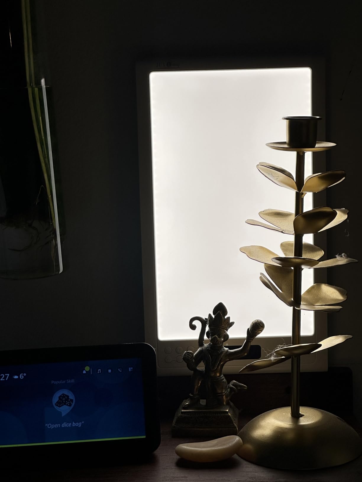 Light Therapy Sunrise Wake-up lamp APP Control Light Alarm Clock UV-Free 3 Color 12000lux Full Spectrum Sun lamp Restorative Strength, Focusing Attention customer photo 1