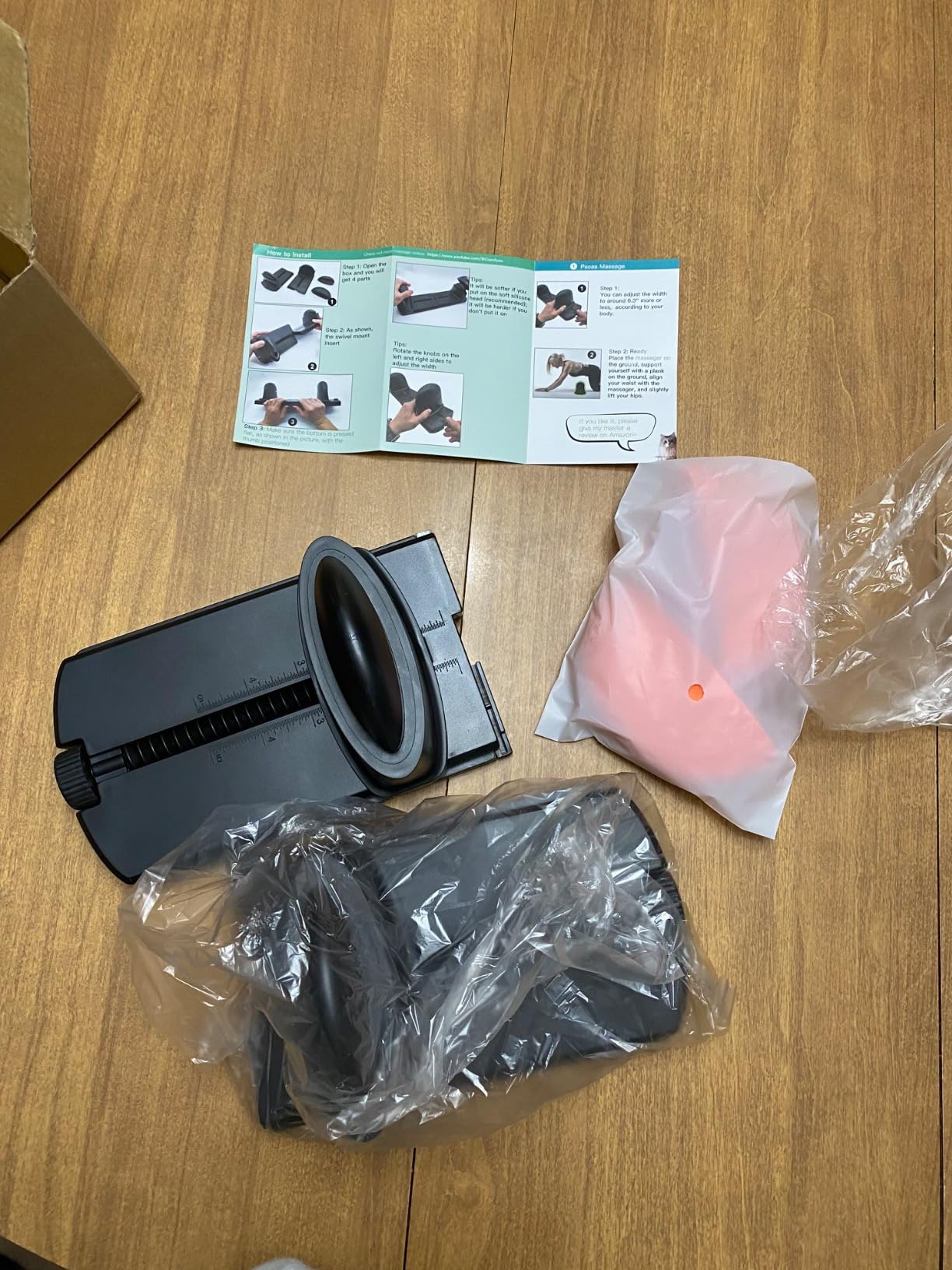 Psoas Muscle Release and Deep Tissue Adjustable Massage Tool for Back, QL, Hip Flexor, Hamstring, Glute, Iliacus, and Neck Pain - Trigger Point and Myofascial Release Tool customer photo 1