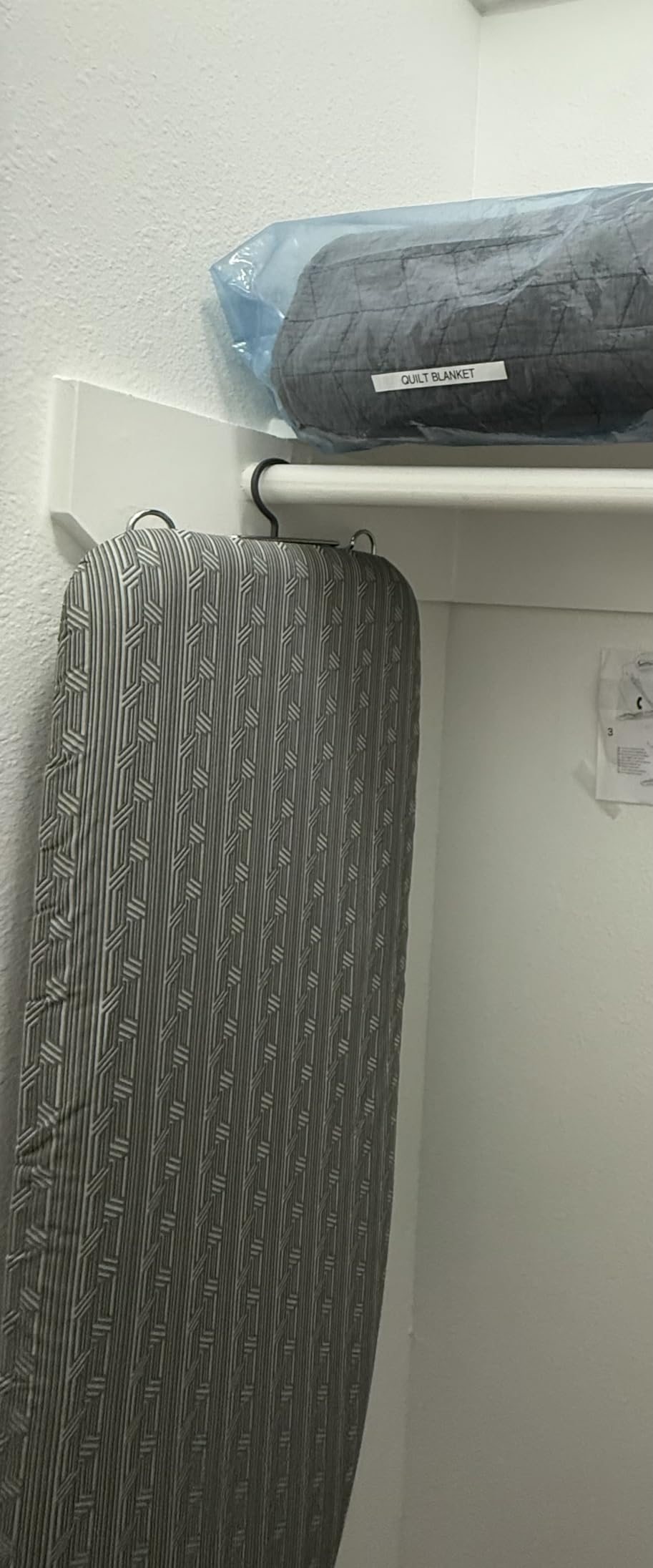 SONGMICS Ironing Board, Foldable Iron Board, Height Adjustable up to 35 Inches, with 4 Layered Cover and Pad, Iron Rest, Hook, Steel X-Legs, for Home, Laundry Room, Dorm, Dove Gray ULLB001G01 customer photo 2