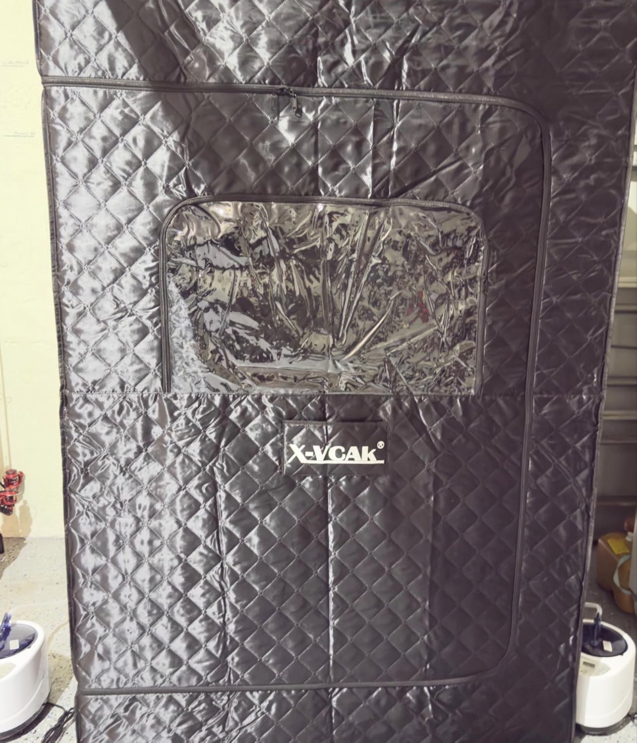 2 Person Sauna, Extra Large Sauna, Portable Steam Sauna Tent with 2 Steamers, 2 Folding Chair, 71