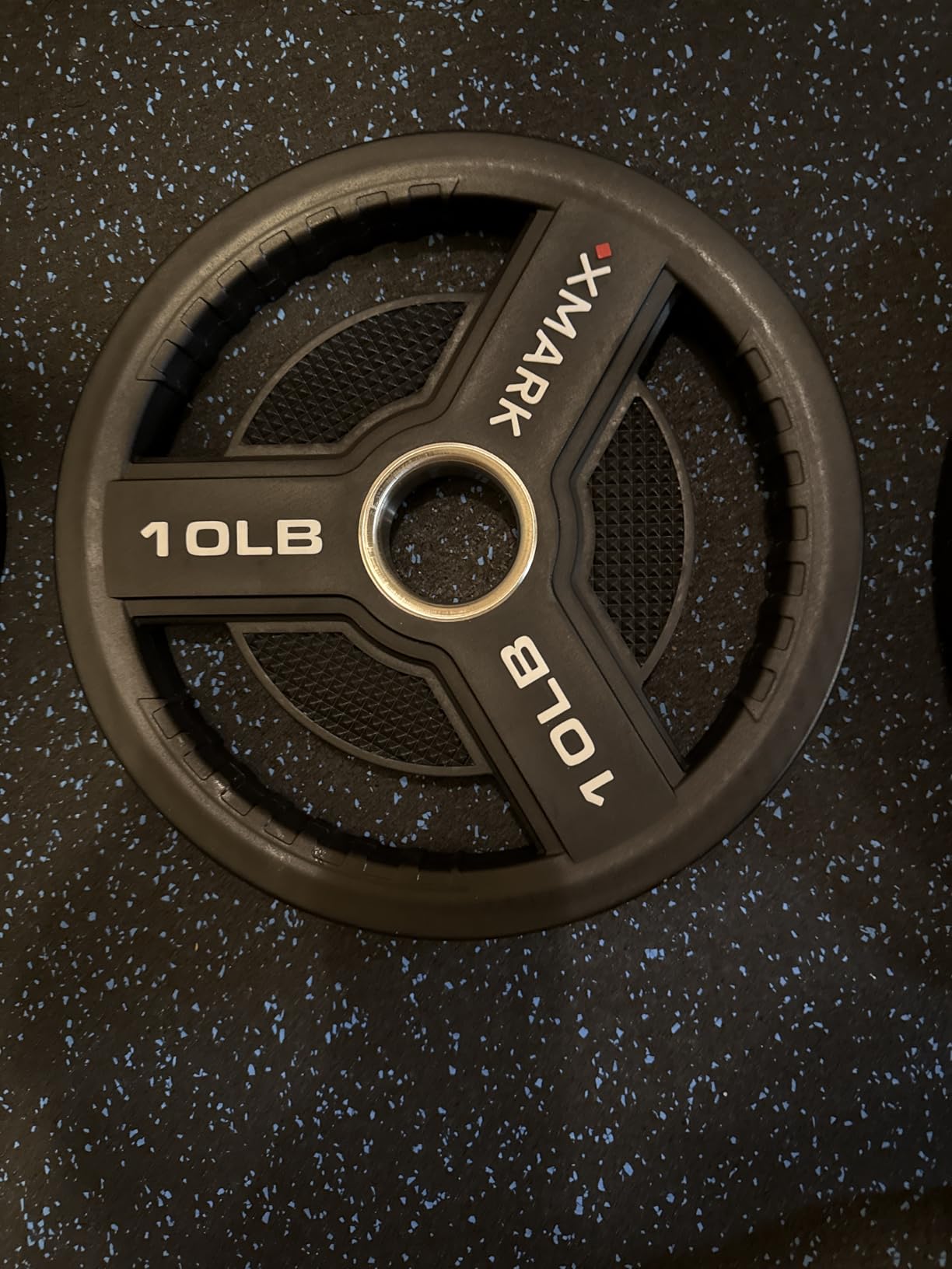 XMARK Commercial Urethane Olympic Weight Plates, Weights for Olympic Barbells, Weightlifting and Strength Training, Weight Plate Set or Pair customer photo 2