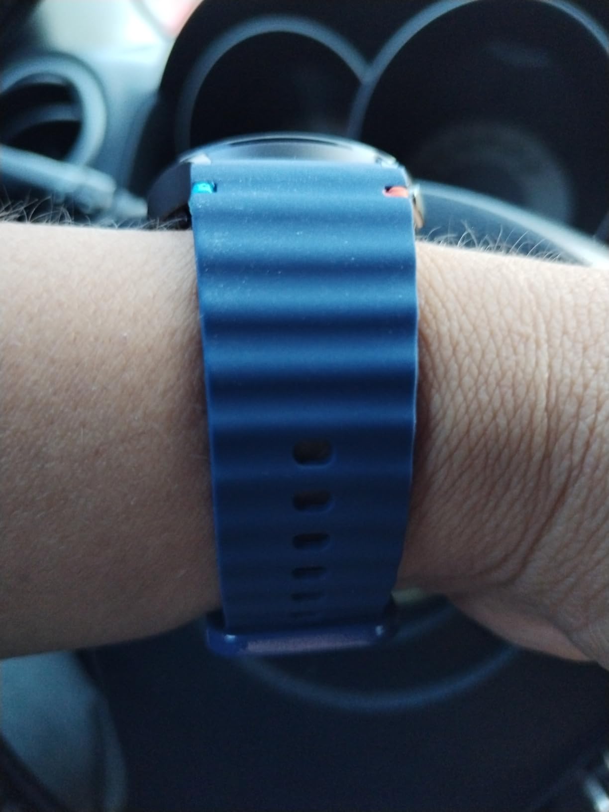 Sport Band for Samsung Galaxy Watch 7 Band 40mm 44mm,No Gap Soft Silicone Strap for Galaxy Watch 6 5 4 FE Band 40mm 44mm/Galaxy Watch 6/4 Classic 47mm 43mm 46mm 42mm/Watch 5 pro 45mm Men Women,6 Pack customer photo 1
