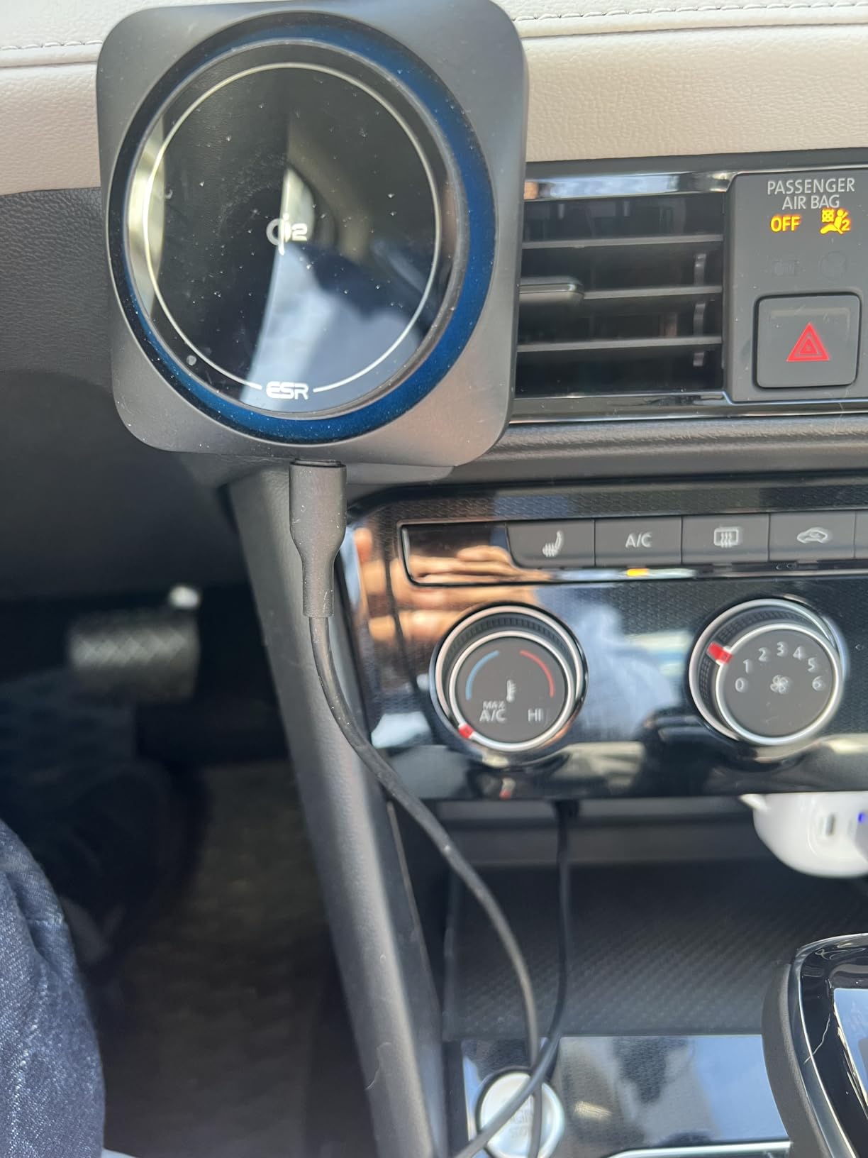 ESR for 15W MagSafe Car Mount Charger with CryoBoost, Phone Cooling MagSafe Car Charger, Air Vent/Dashboard Wireless Charging for iPhone 17e/17/16/15/14/13/12, S26/S25 Series, Pixel 10, Fast Charger customer photo 1