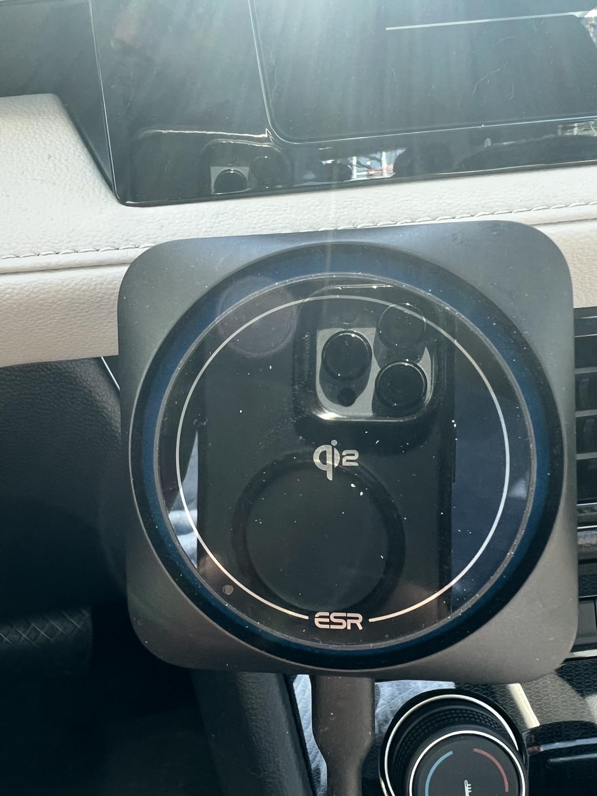ESR for 15W MagSafe Car Mount Charger with CryoBoost, Phone Cooling MagSafe Car Charger, Air Vent/Dashboard Wireless Charging for iPhone 17e/17/16/15/14/13/12, S26/S25 Series, Pixel 10, Fast Charger customer photo 2
