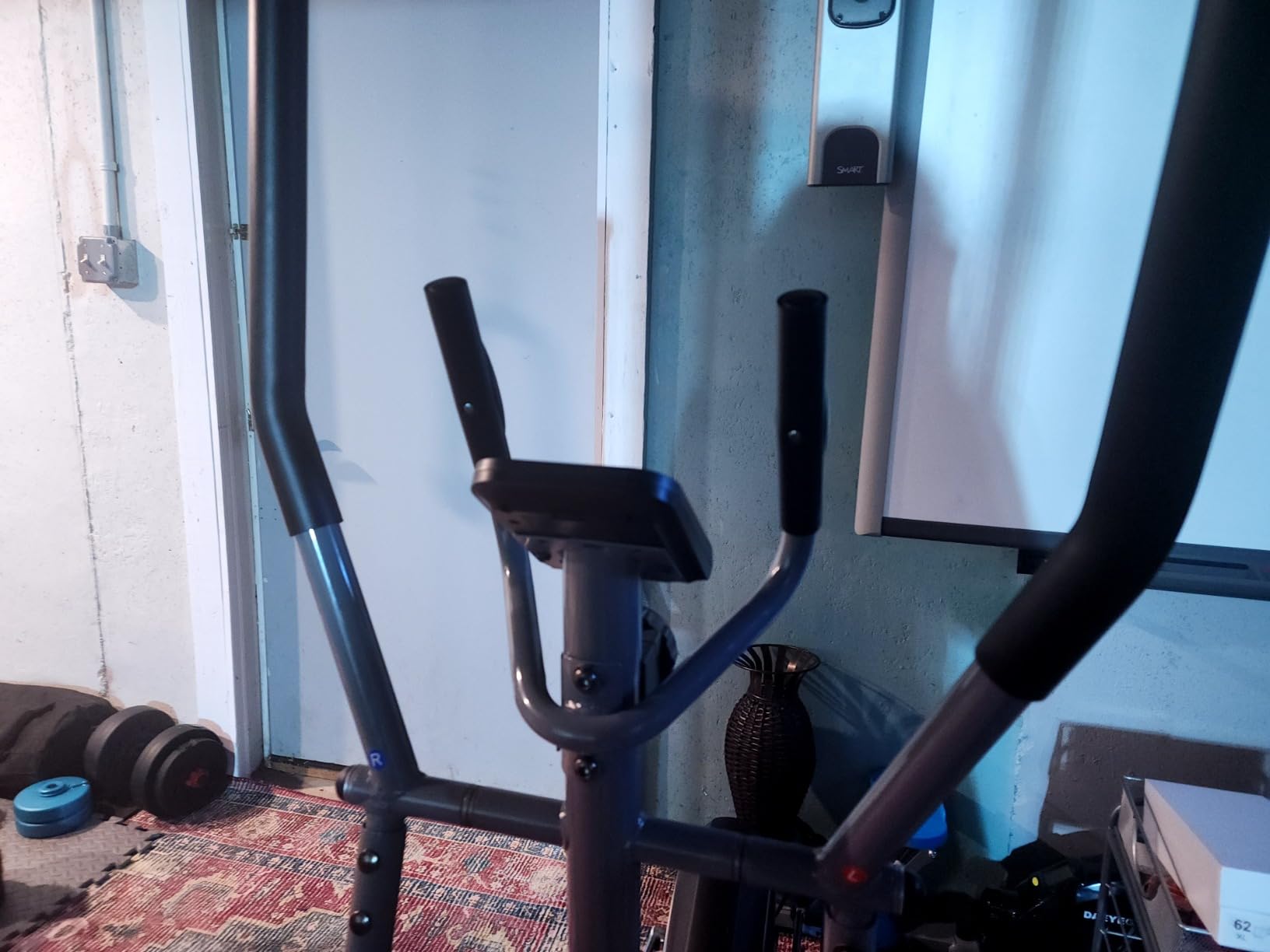 Merach Elliptical Machine, Elliptical Exercise Machine for Home with Hyper-Quiet Magnetic Drive System, Elliptical Training Machines with16.5-19IN Stride, Automatic Resistance, 400lbs Capacity customer photo 2