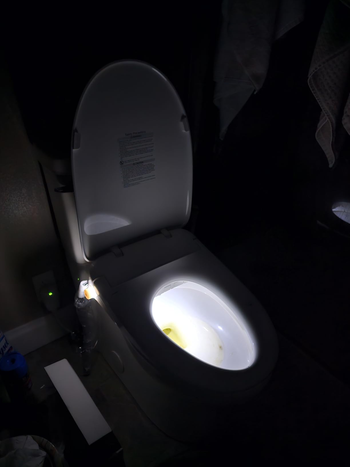 ALPHA BIDET UXA Pearl Auto Bidet Toilet Seat in Elongated White | Endless Warm Water | Automatic Lid and Seat | Arced Stainless Steel Nozzle | LED Nightlight | Dryer | Deodorizer customer photo 2