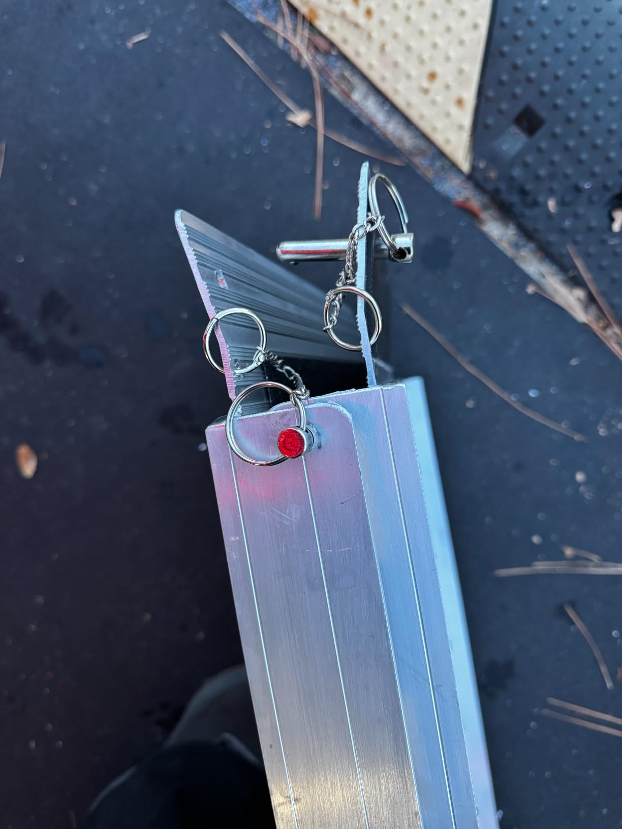 3FT Portable Wheelchair Ramp, Non-Slip Aluminum Folding Handicap Ramp, 800 LBS Capacity Door Threshold Ramps for Home Steps, Scooter Ramp for Car, Doorways, Curbs, Stairs, Cart, Wheel Chair Steps customer photo 2